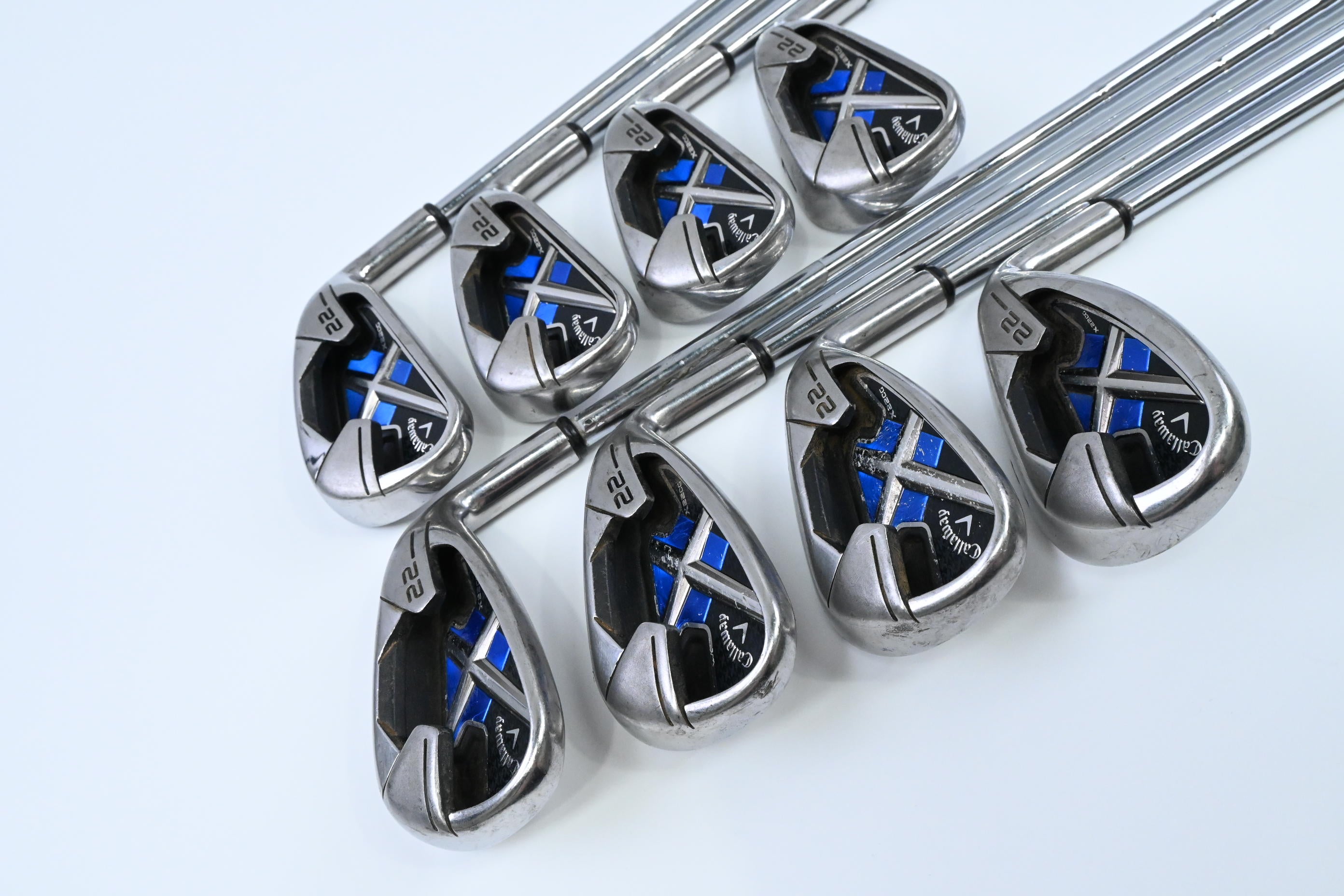 Callaway X-22 Irons / 4-PW+SW / Uniflex Callaway X Shafts