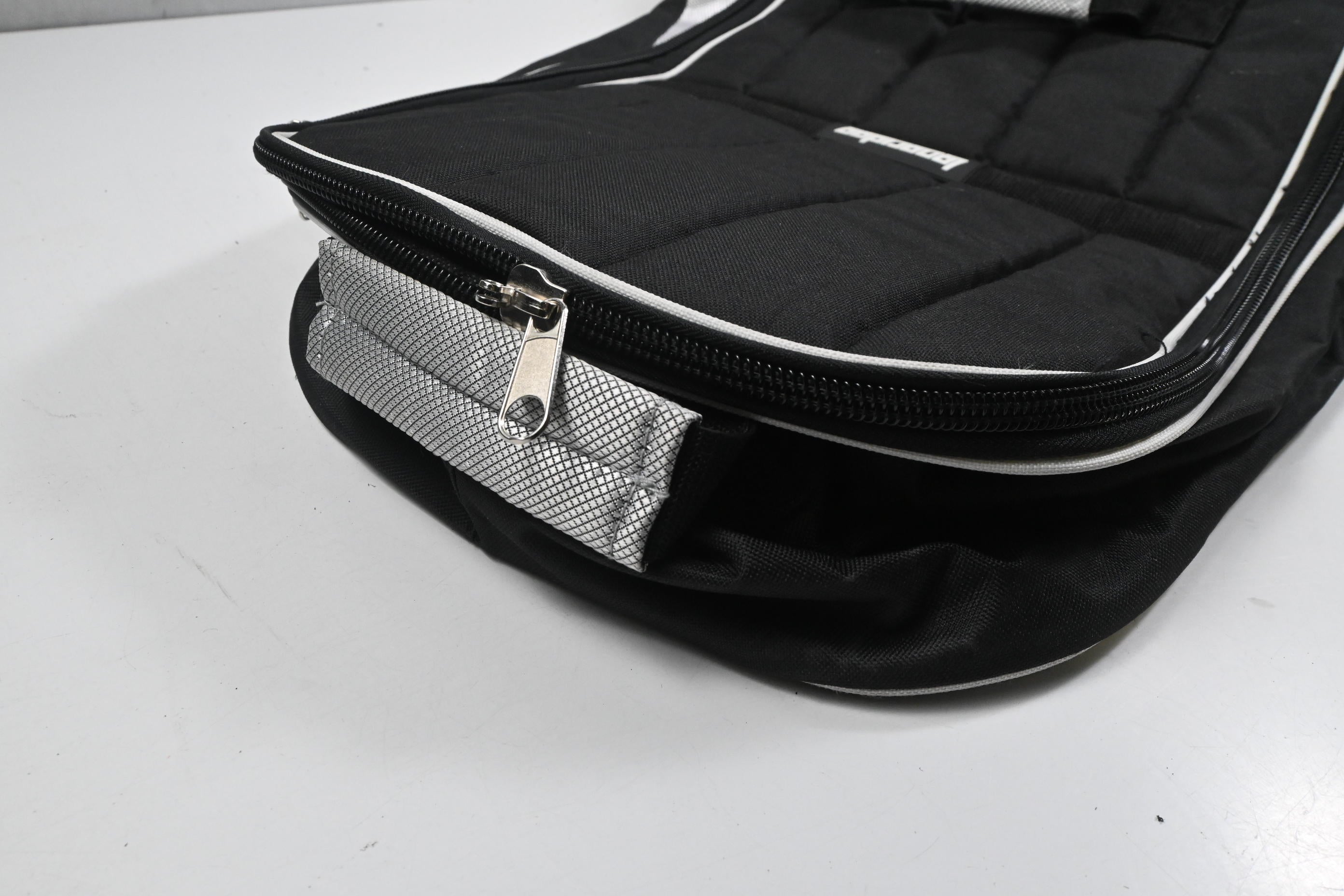 Longridge Wheeled Travel Cover / Black & Silver