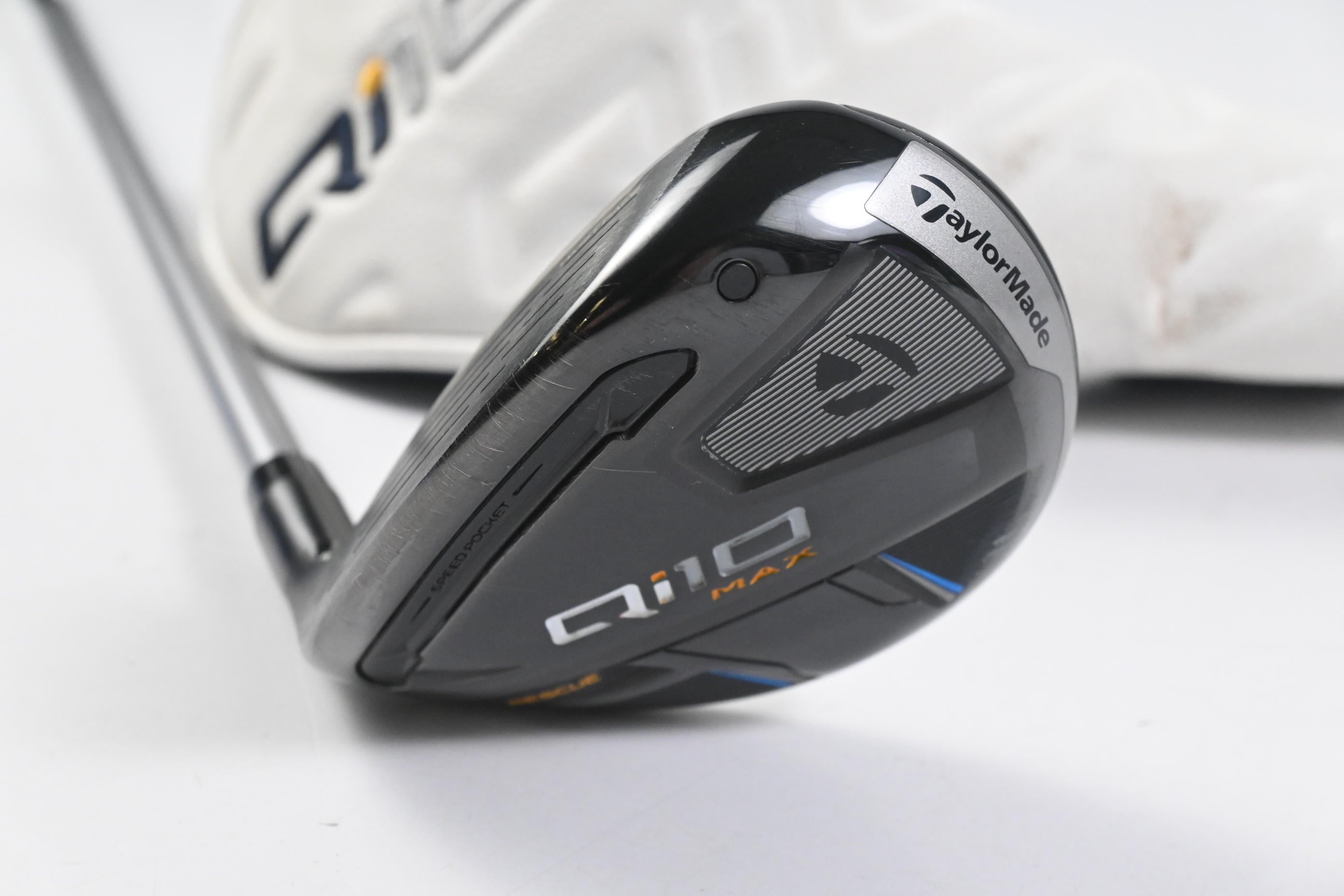 Left Hand Taylormade Qi10 Max #4 Hybrid / 23 Degree / Senior Flex Speeder NX 50