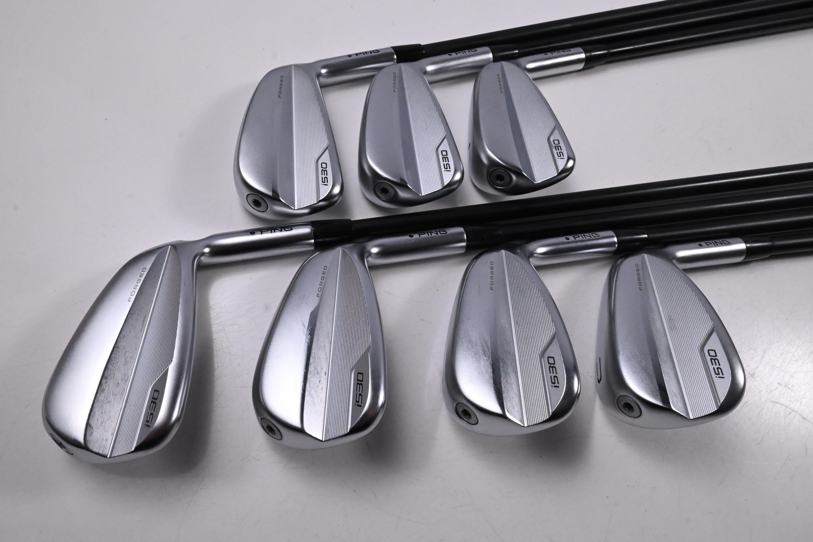 Ping i530 Irons / 5-PW+UW / Black Dot / Regular Flex Ping ALTA CB Blue AWT Shafts
