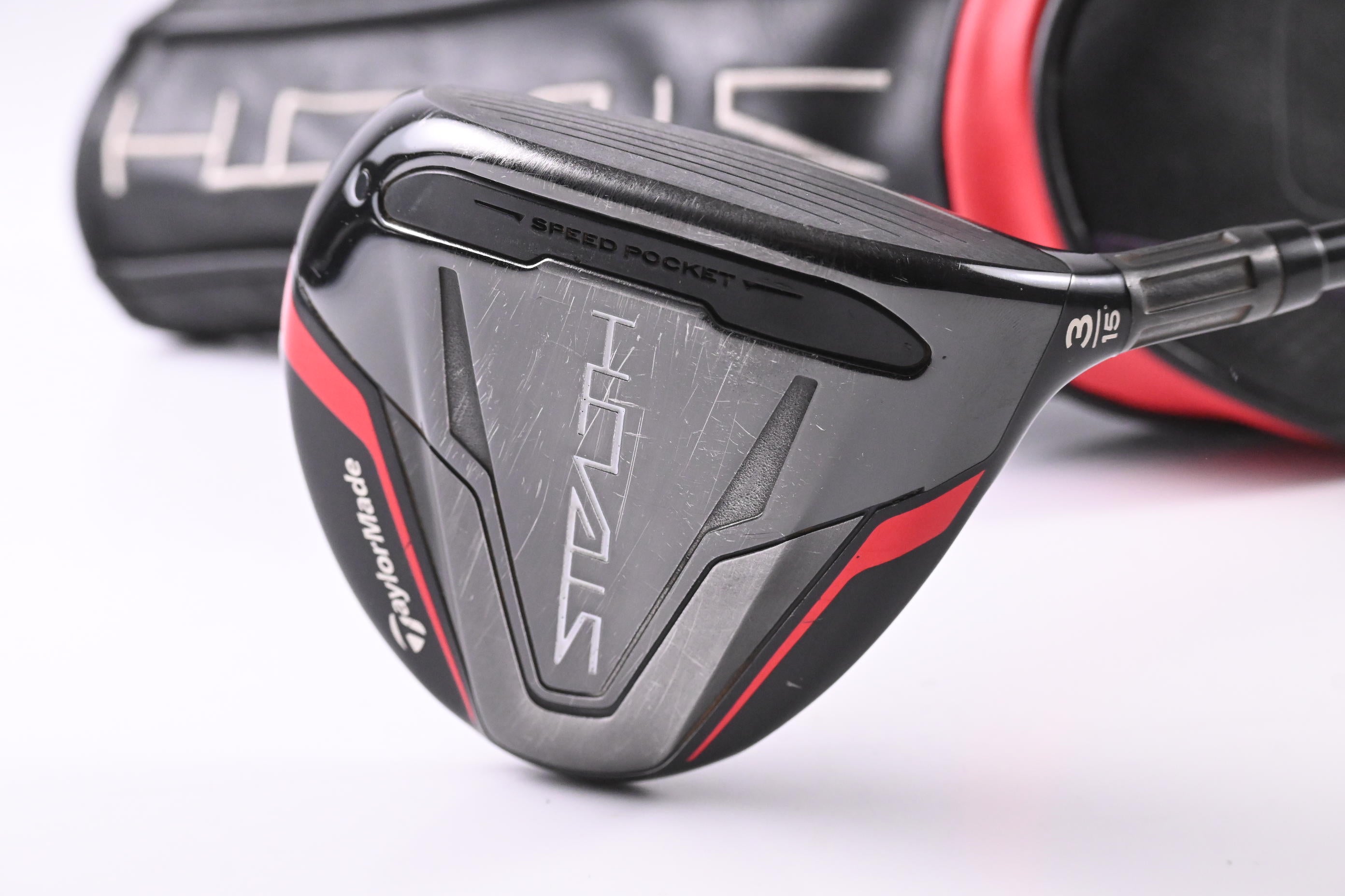 Taylormade Stealth #3 Wood / 15 Degree / Regular Flex HZRDUS Smoke RDX Red 60