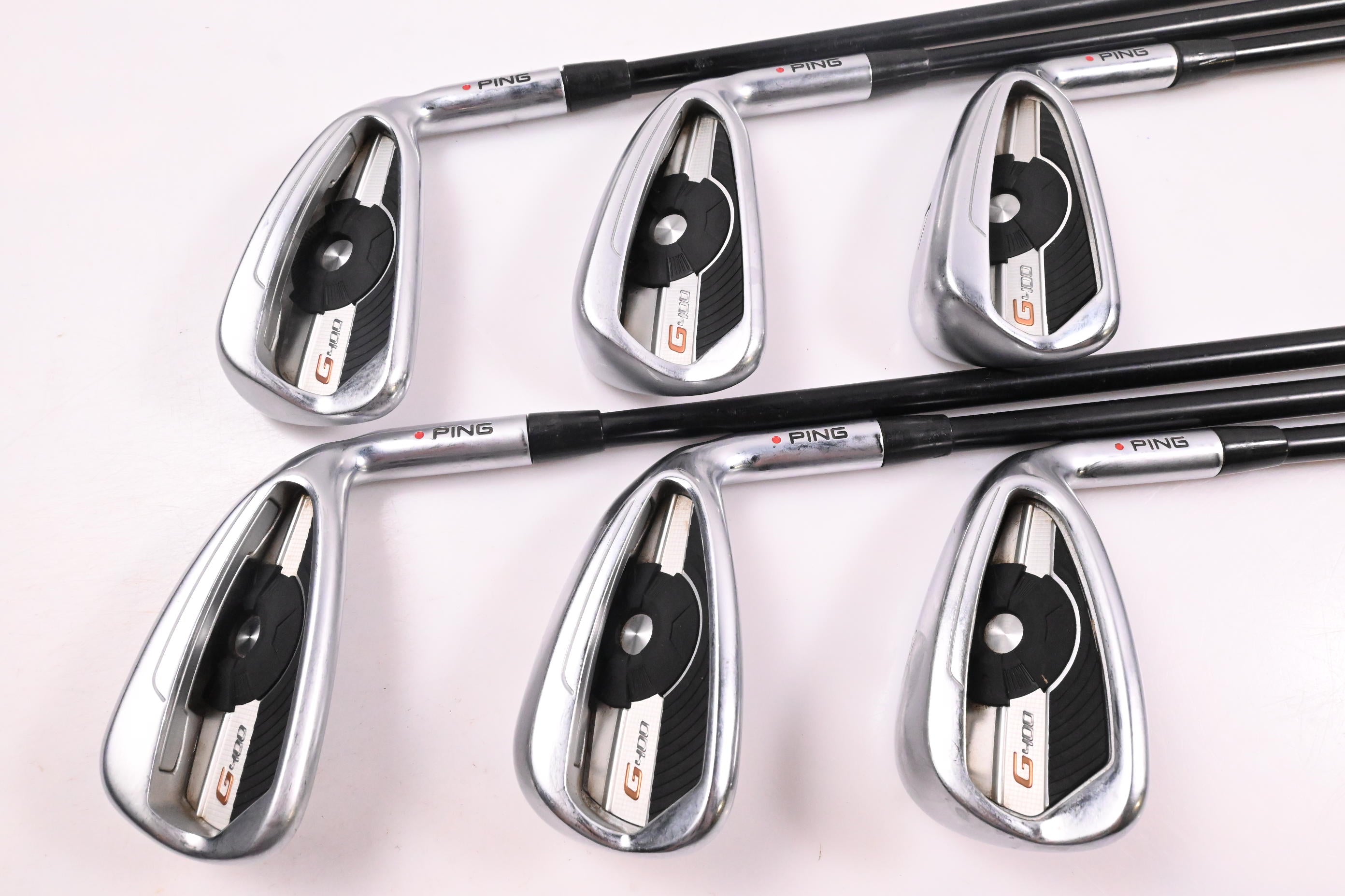 Ping G400 Irons / 5-PW / Red Dot / Senior Flex Ping Alta CB Shafts