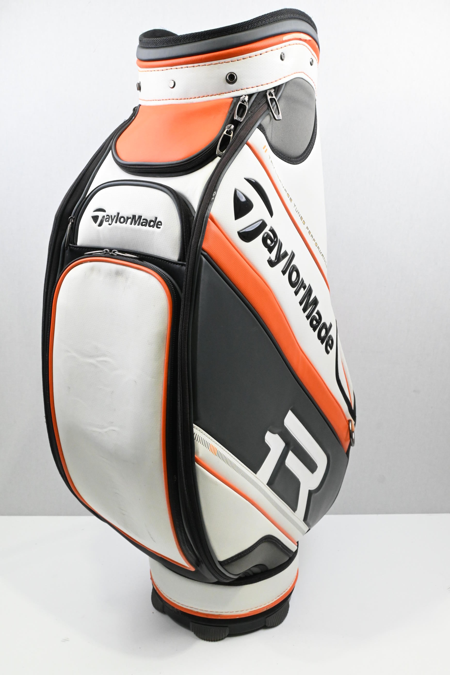Taylormade R1 Tour Bag / 6-Way Divider / White, Grey & Orange