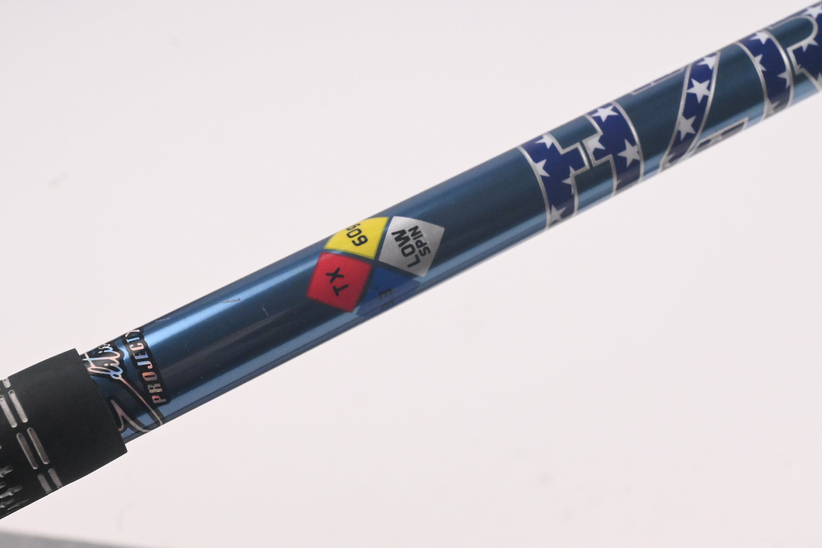 Hzrdus Smoke Blue RDX PVD USA Flag Driver Shaft / TX-Flex / Taylormade 2nd Gen