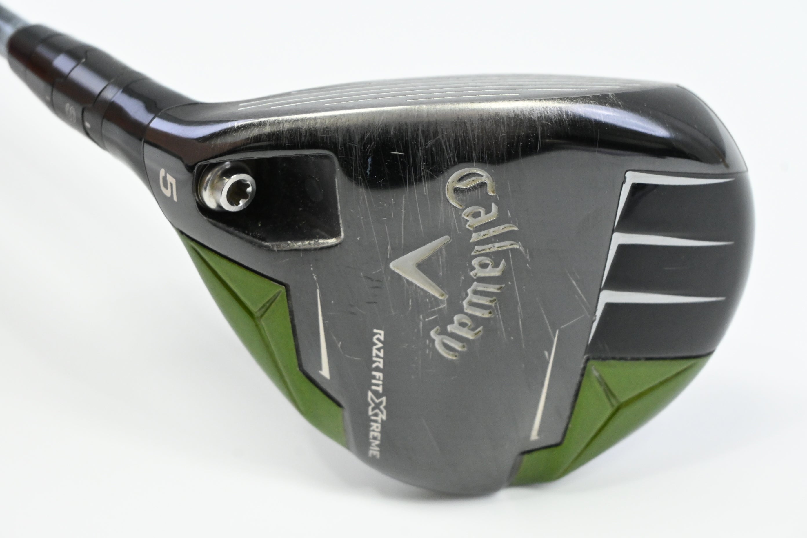 Left Hand Callaway RAZR Fit Xtreme #5 Wood / 18 Degree / Stiff Flex Trinity 75
