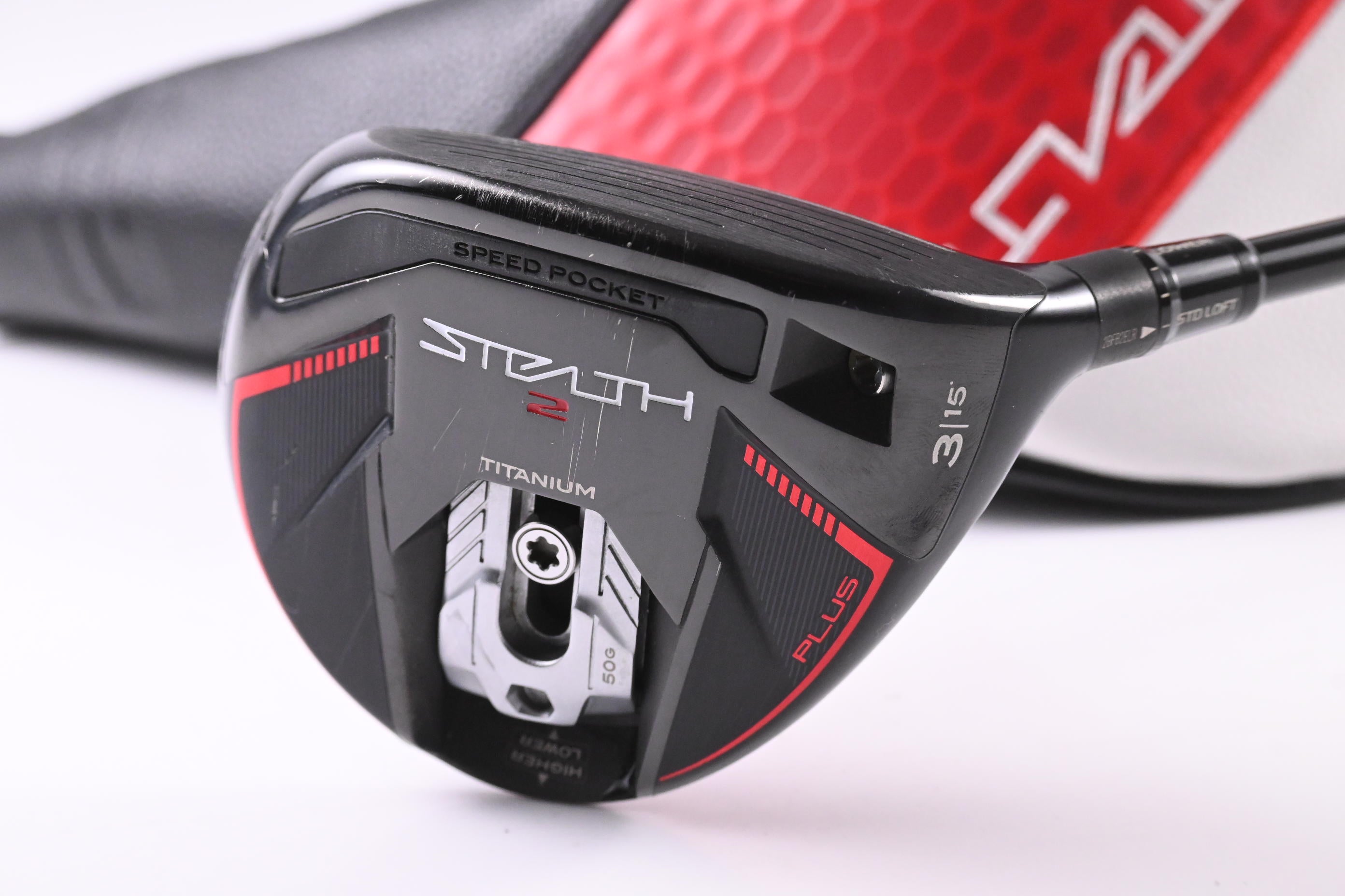 Taylormade Stealth 2 Plus #3 Wood / 15 Degree / X-Flex Kai`li White 70 Shaft