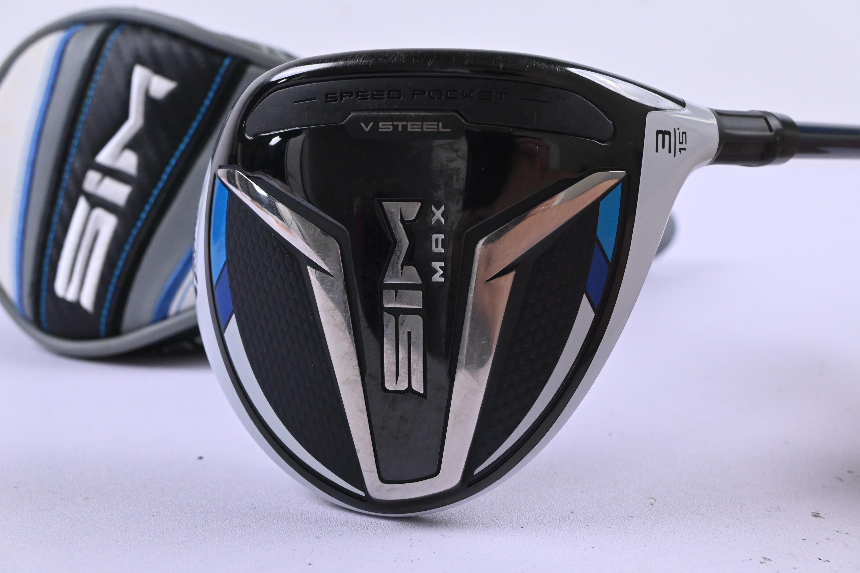Taylormade SIM Max #3 Wood / 15 Degree / Stiff Flex Ventus Blue 6 Shaft