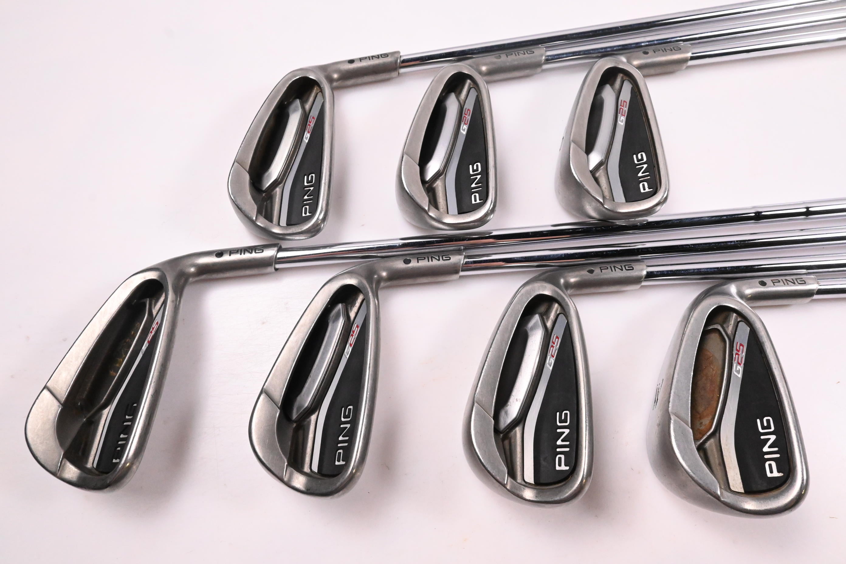 Ping G25 Irons / 4-PW / Black Dot / Senior Flex Ping CFS Shafts