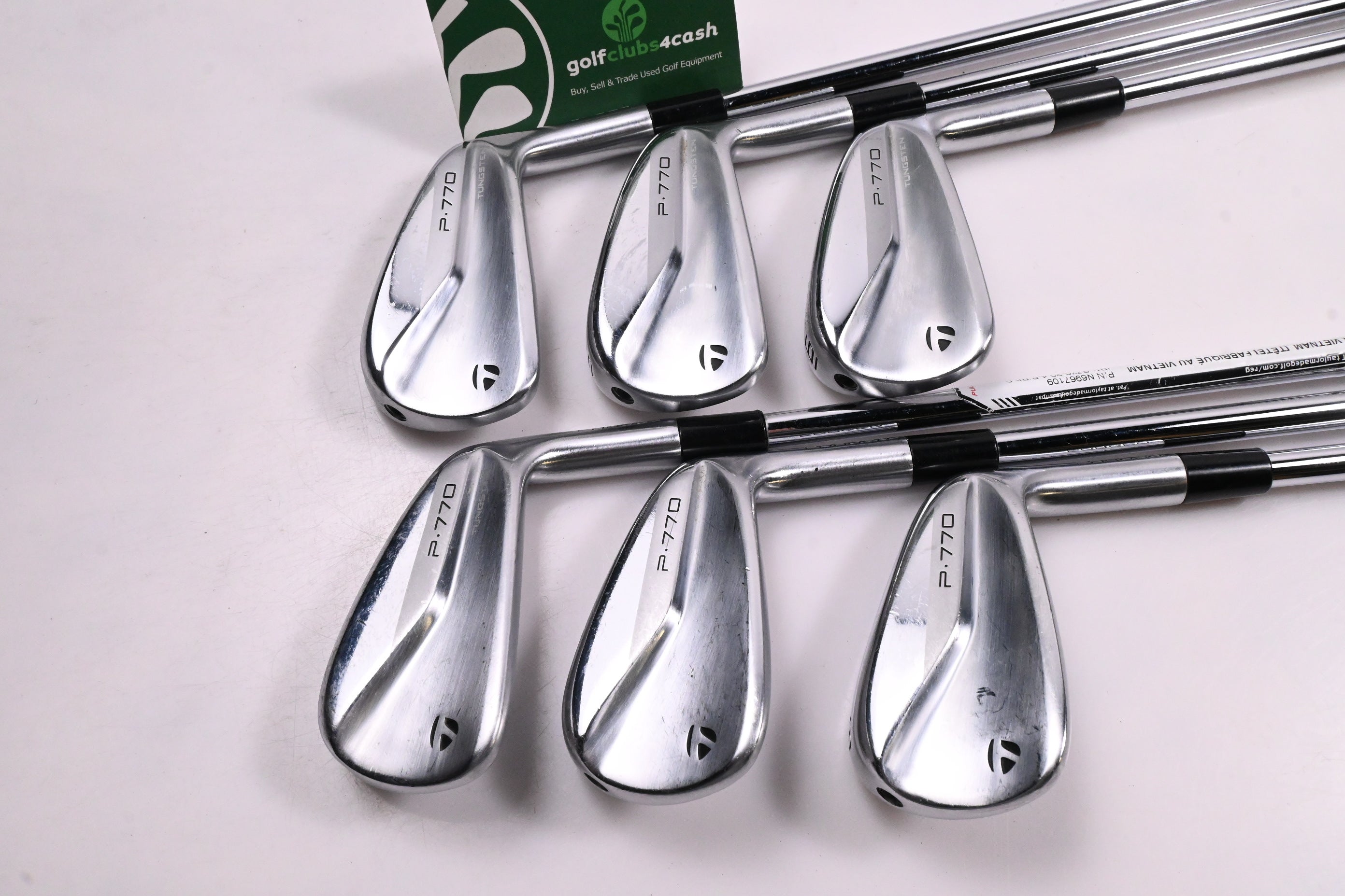 Taylormade P770 2020 Irons / 4-9i / Stiff Flex KBS Tour 120 Shaft