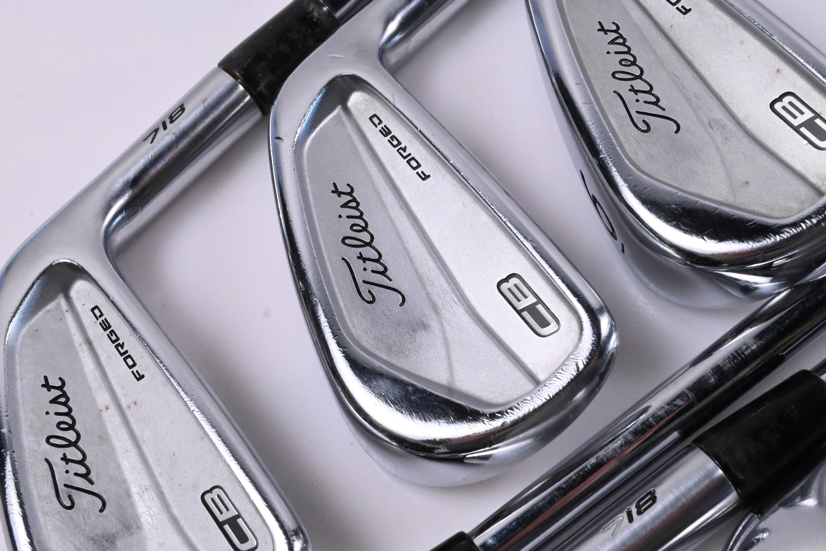 Titleist 718 CB Irons / 4-PW / X-Flex KBS Tour 130 Shafts