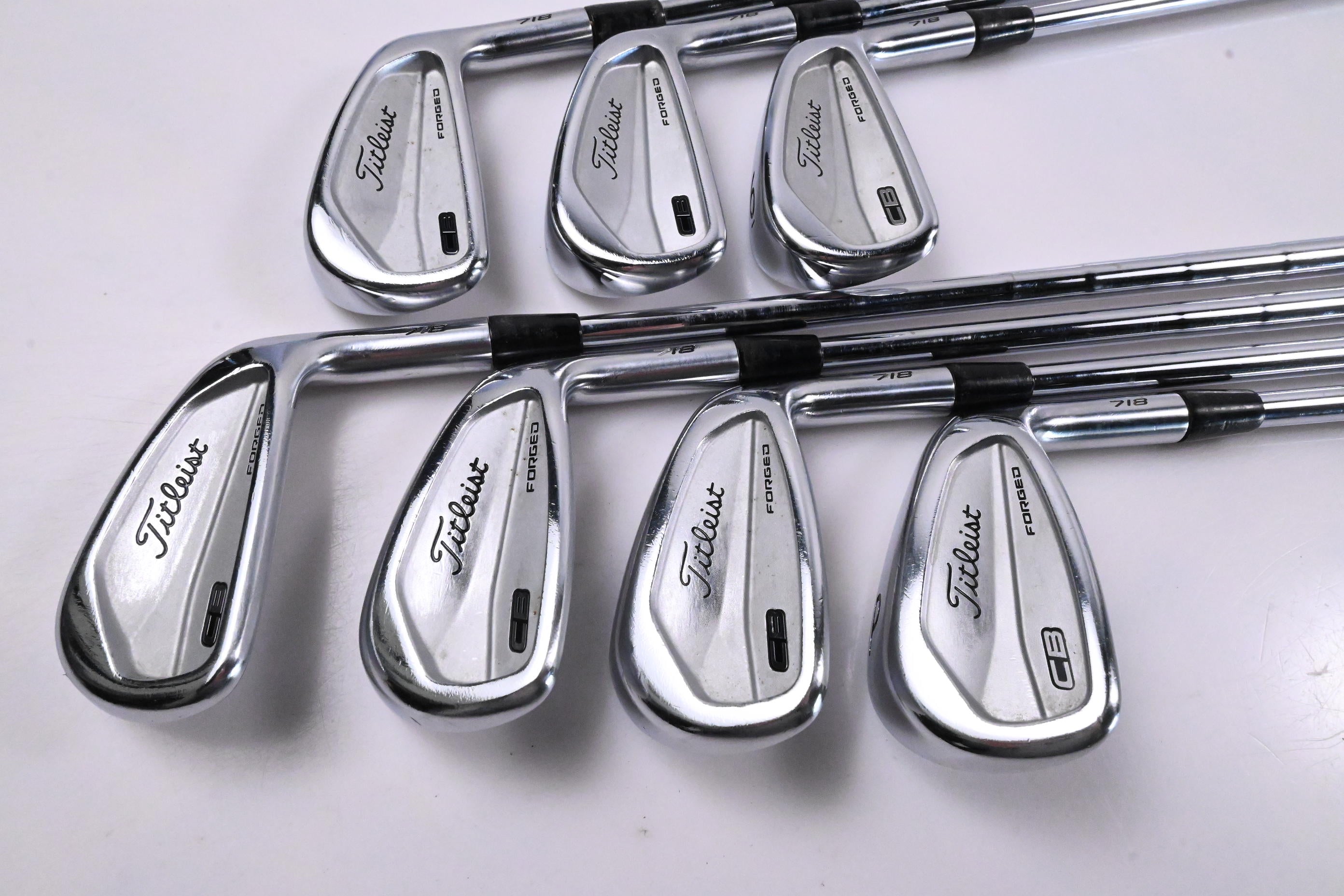Titleist 718 CB Irons / 4-PW / X-Flex KBS Tour 130 Shafts