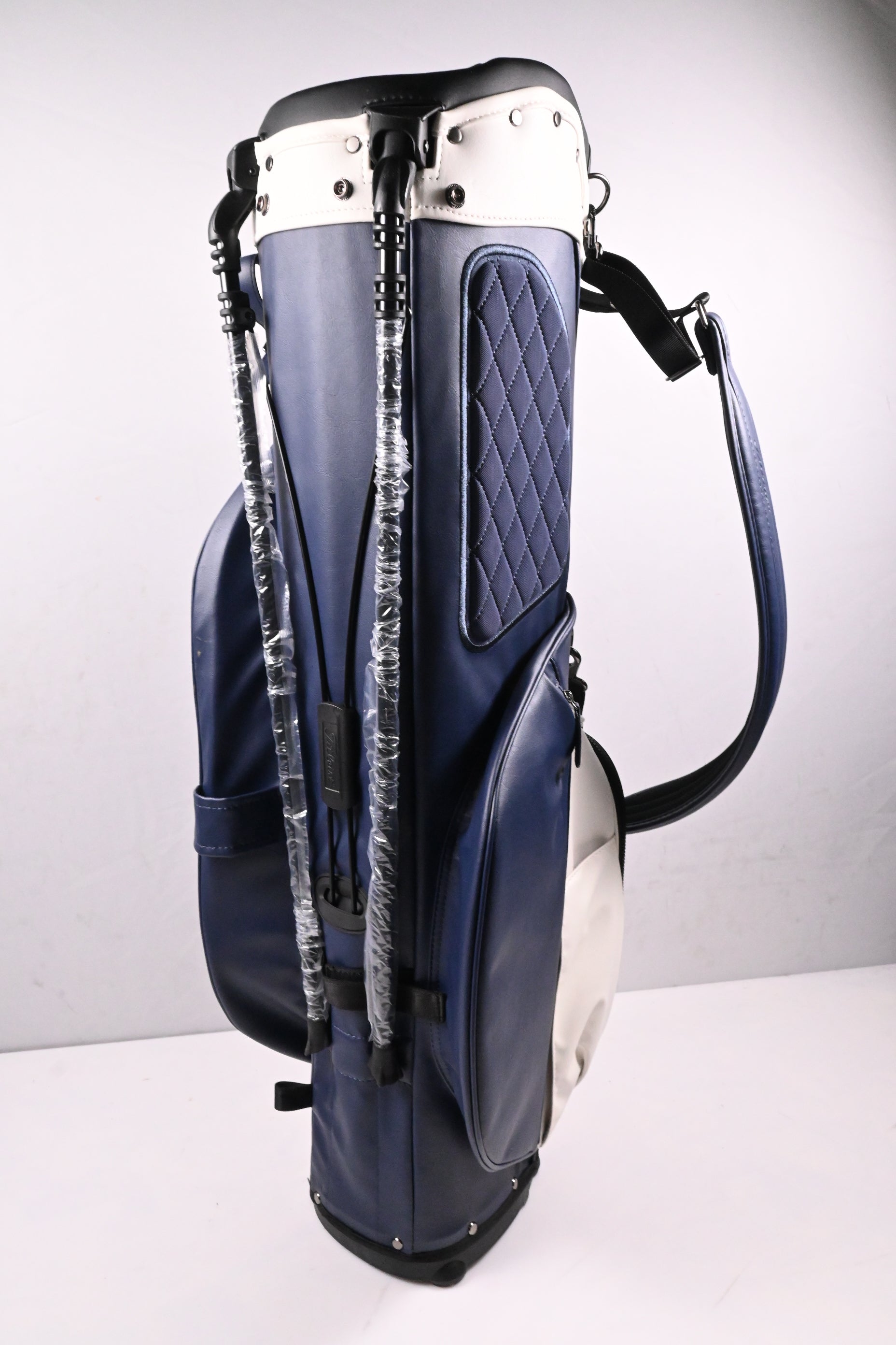 Titleist Links Legend Stand Bag / 4-Way Divider / White, Navy