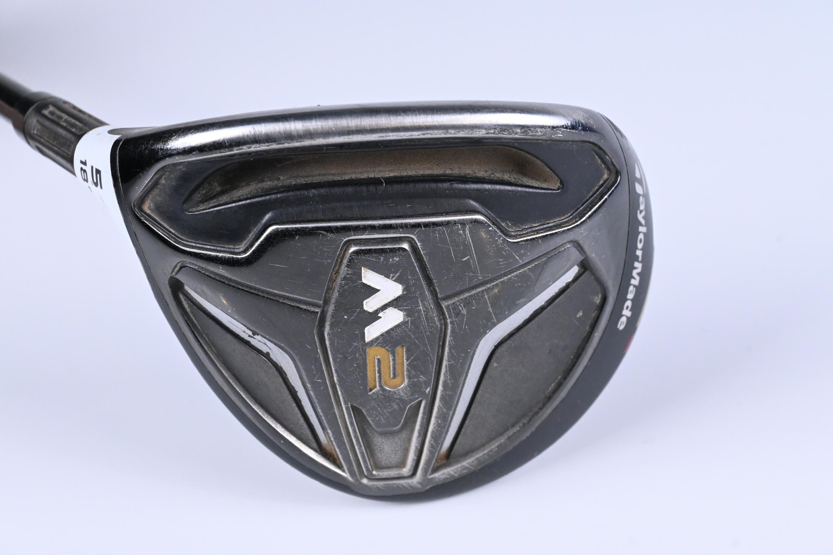 Left Hand Taylormade M2 2016 #5 Wood / 18 Degree / Stiff Flex M2 REAX 65 Shaft