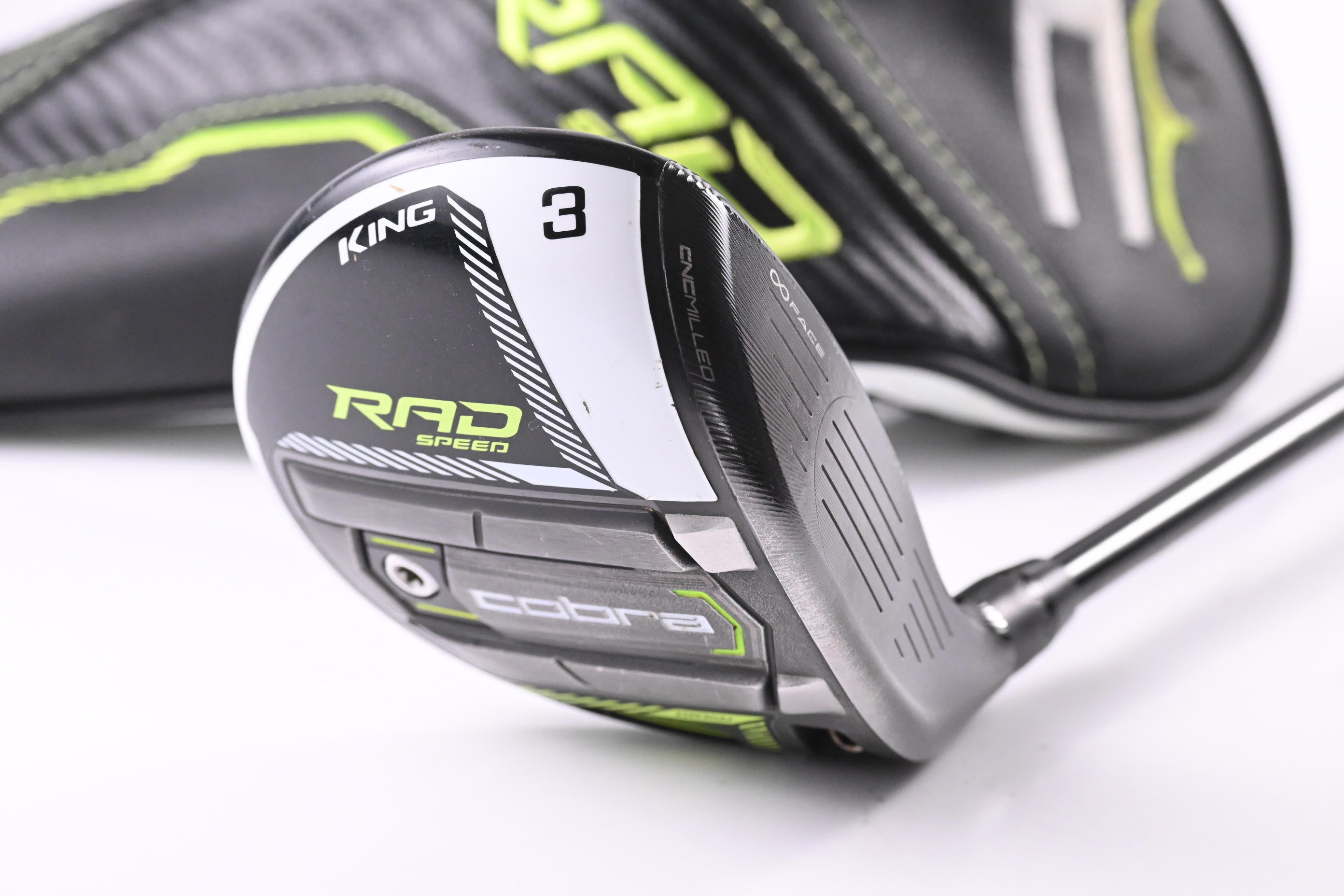 Cobra King Radspeed Draw #3 Wood / 14.5 Degree / Regular Flex Fujikura Atmos Blue 7 Shaft