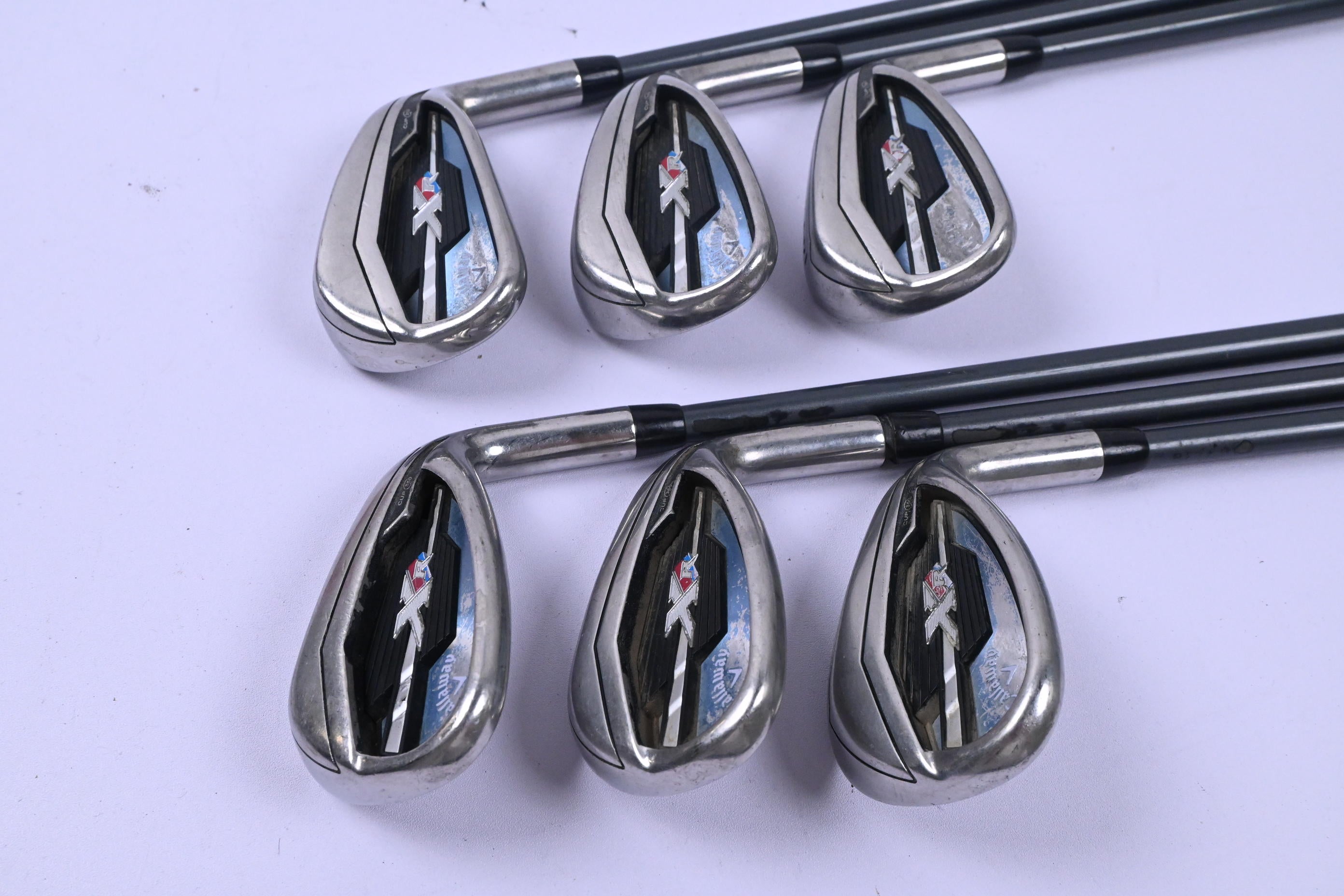Ladies Callaway XR Irons / 7-PW+GW+SW / Ladies Flex Project X San Diego Shafts