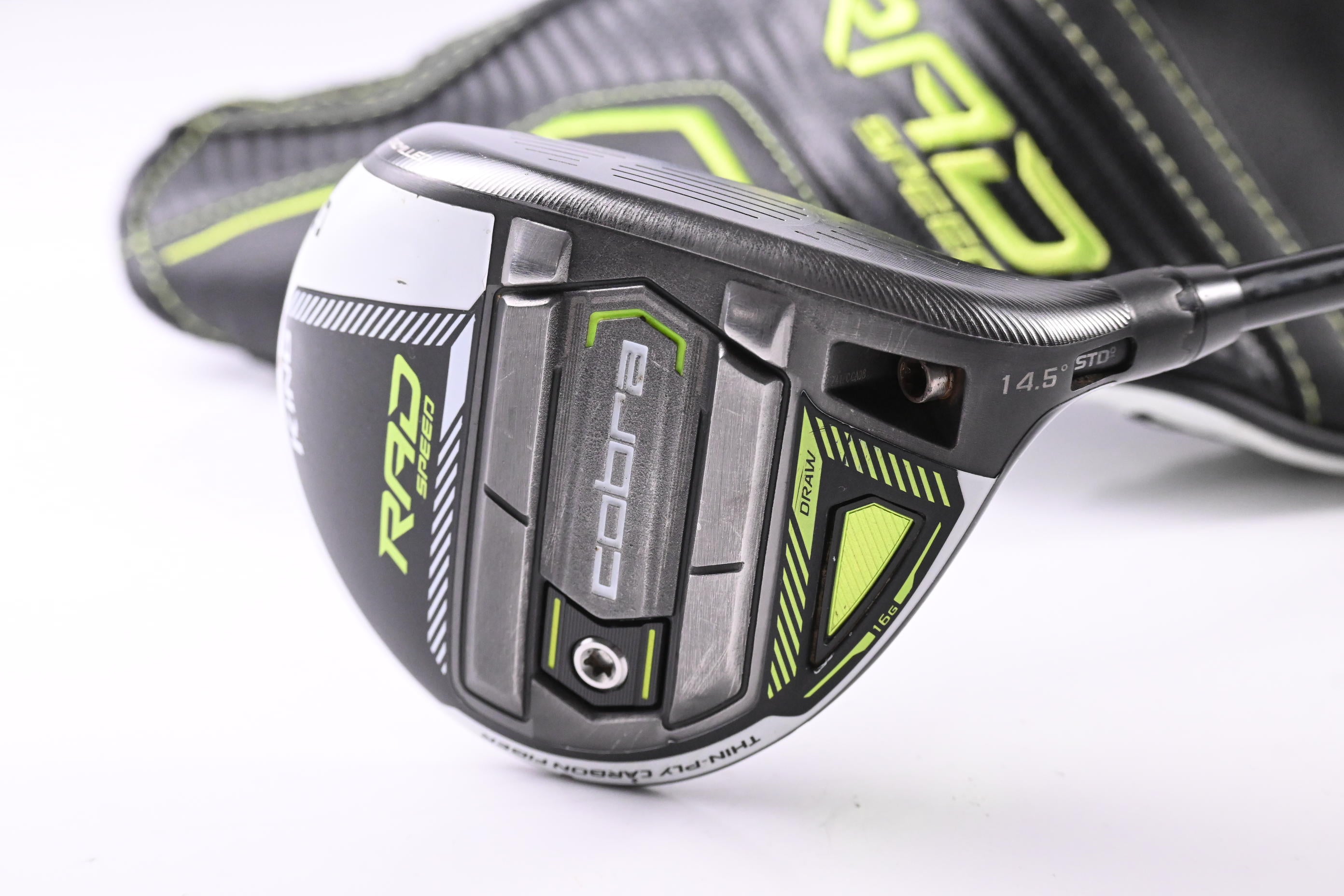 Cobra King Radspeed Draw #3 Wood / 14.5 Degree / Regular Flex Fujikura Atmos Blue 7 Shaft