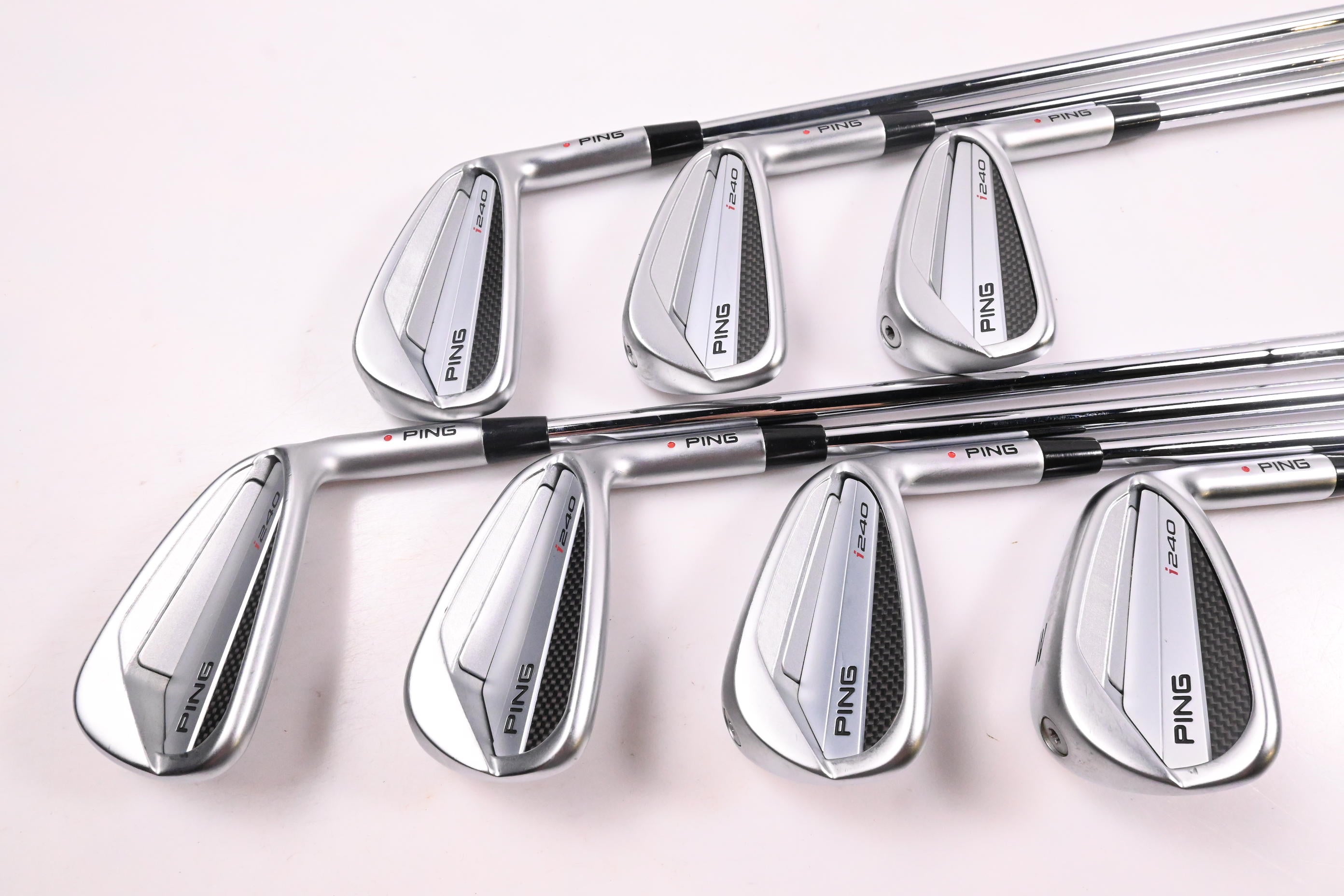 Ping I240 Irons / 4-PW / Red Dot / Regular Flex N.S.Pro Modus³ Tour 105 Shafts
