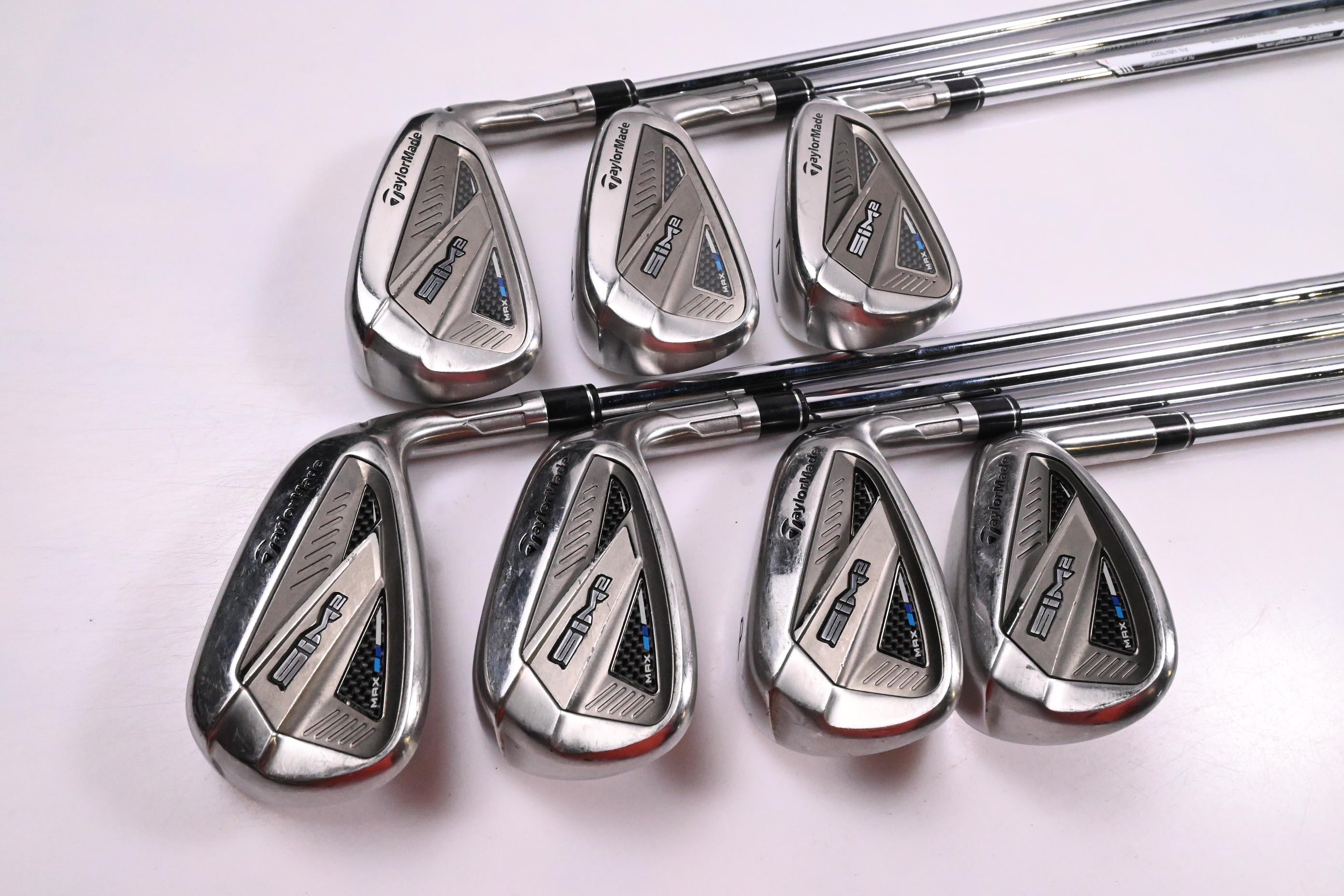 Taylormade SIM2 Max Irons / 5-PW+SW / Regular Flex KBS MAX MT 85 Shafts
