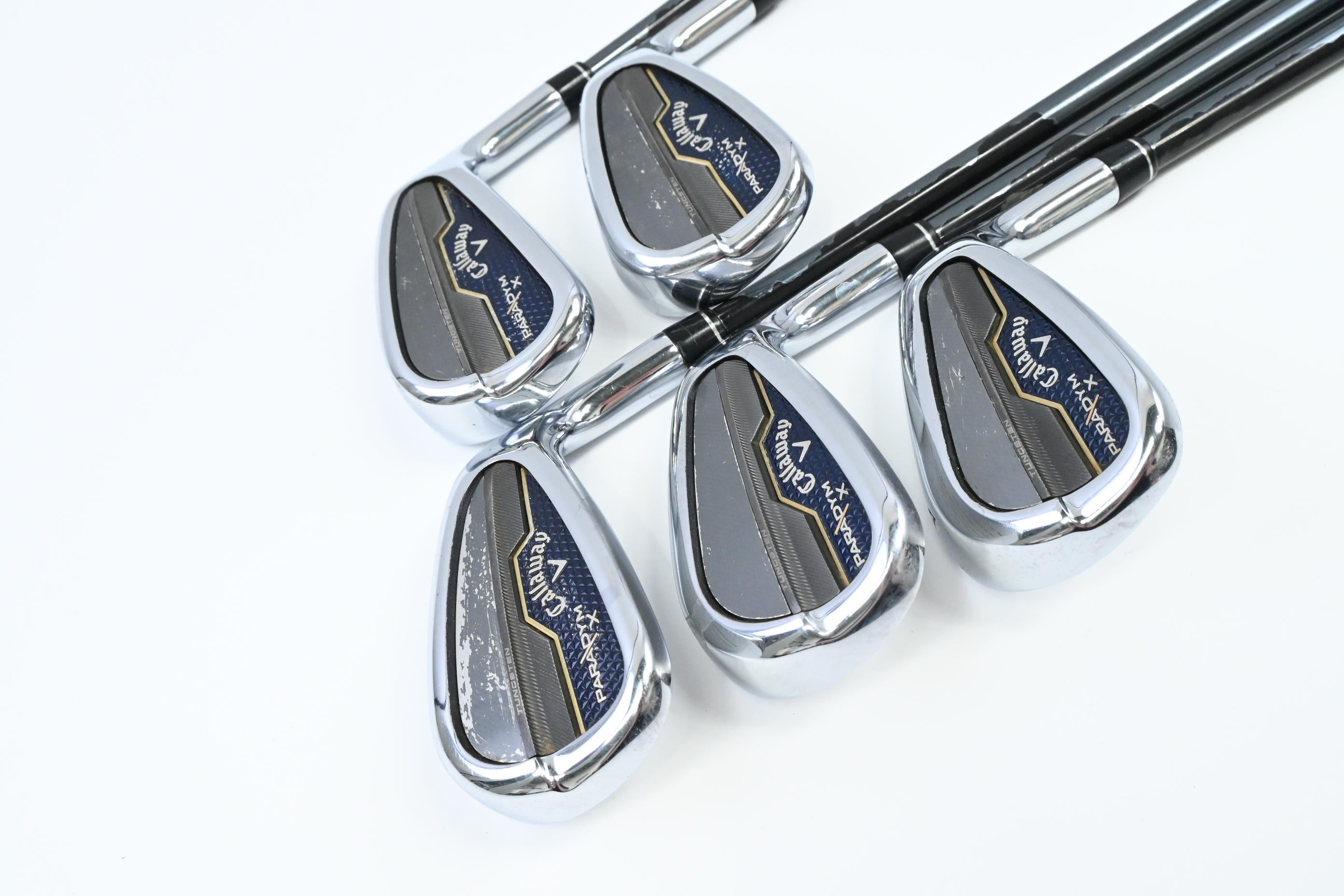 Callaway Paradym X Irons / 7-PW+AW / Regular Flex UST Recoil Dart 75 Shafts