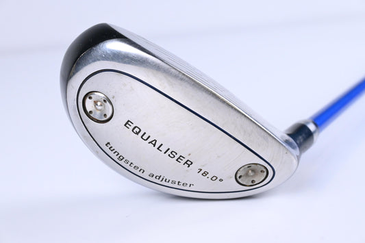 MD Golf Equaliser #3 Hybrid / 18 Degree / Regular Flex Grafalloy Prolaunch Blue