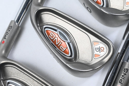 Ping G10 Irons / 4-PW / Red Dot / Regular Flex Ping AWT Shafts