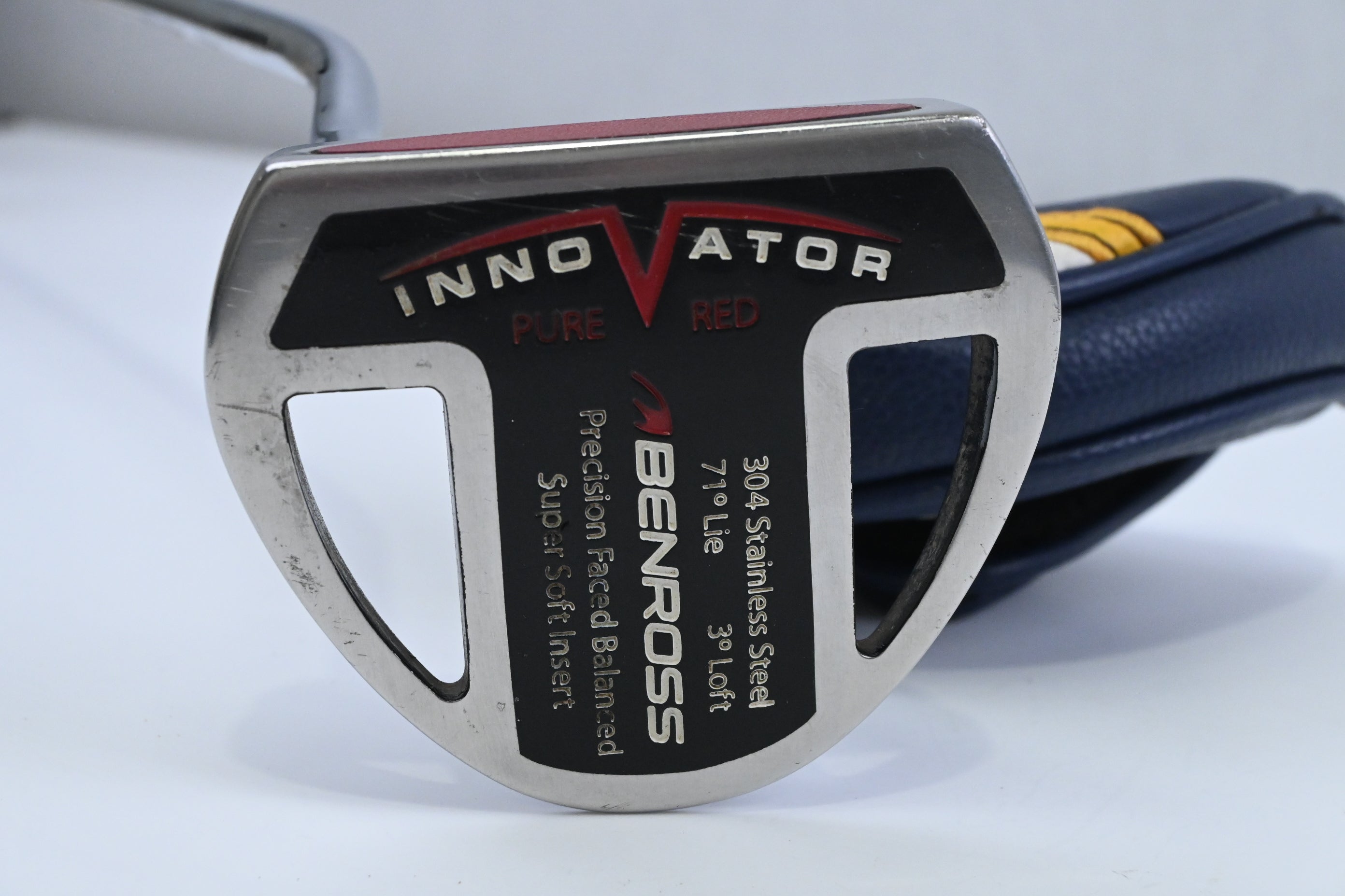 Left Hand Benross Innovator Pure Red Putter / 34 Inch