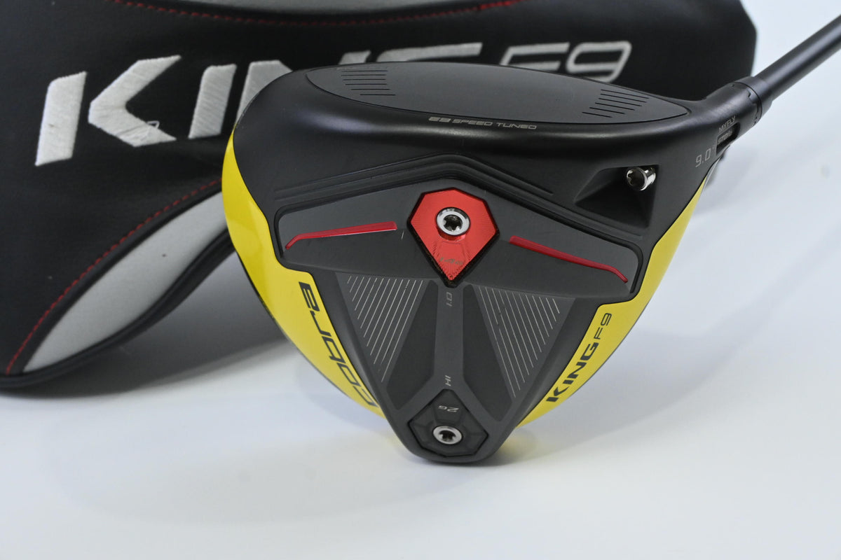 Cobra King F9 Driver / 9 Degree / Stiff Flex HZRDUS Smoke Black 60