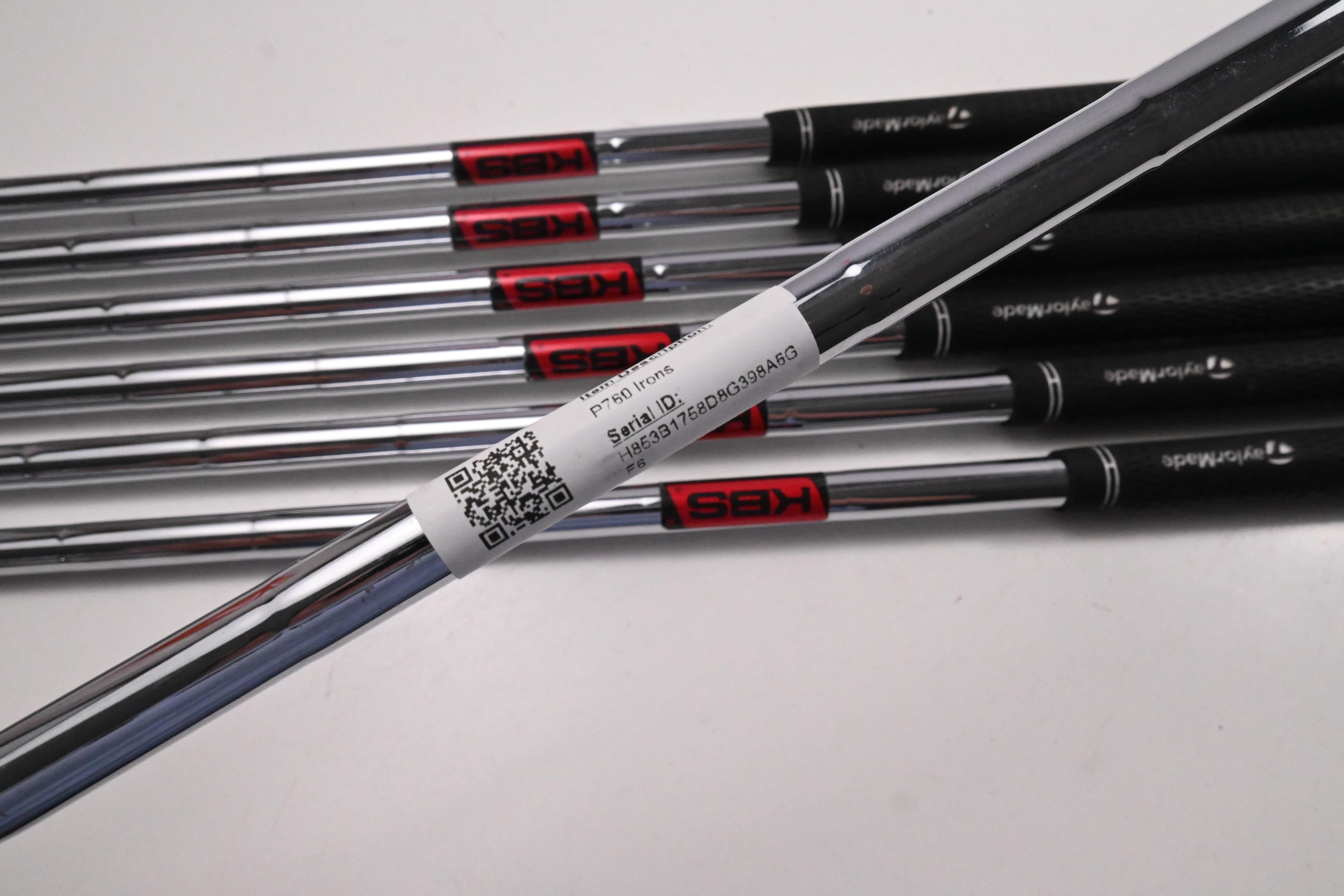 Taylormade P760 Irons / 4-PW / X-Flex KBS Tour Shafts