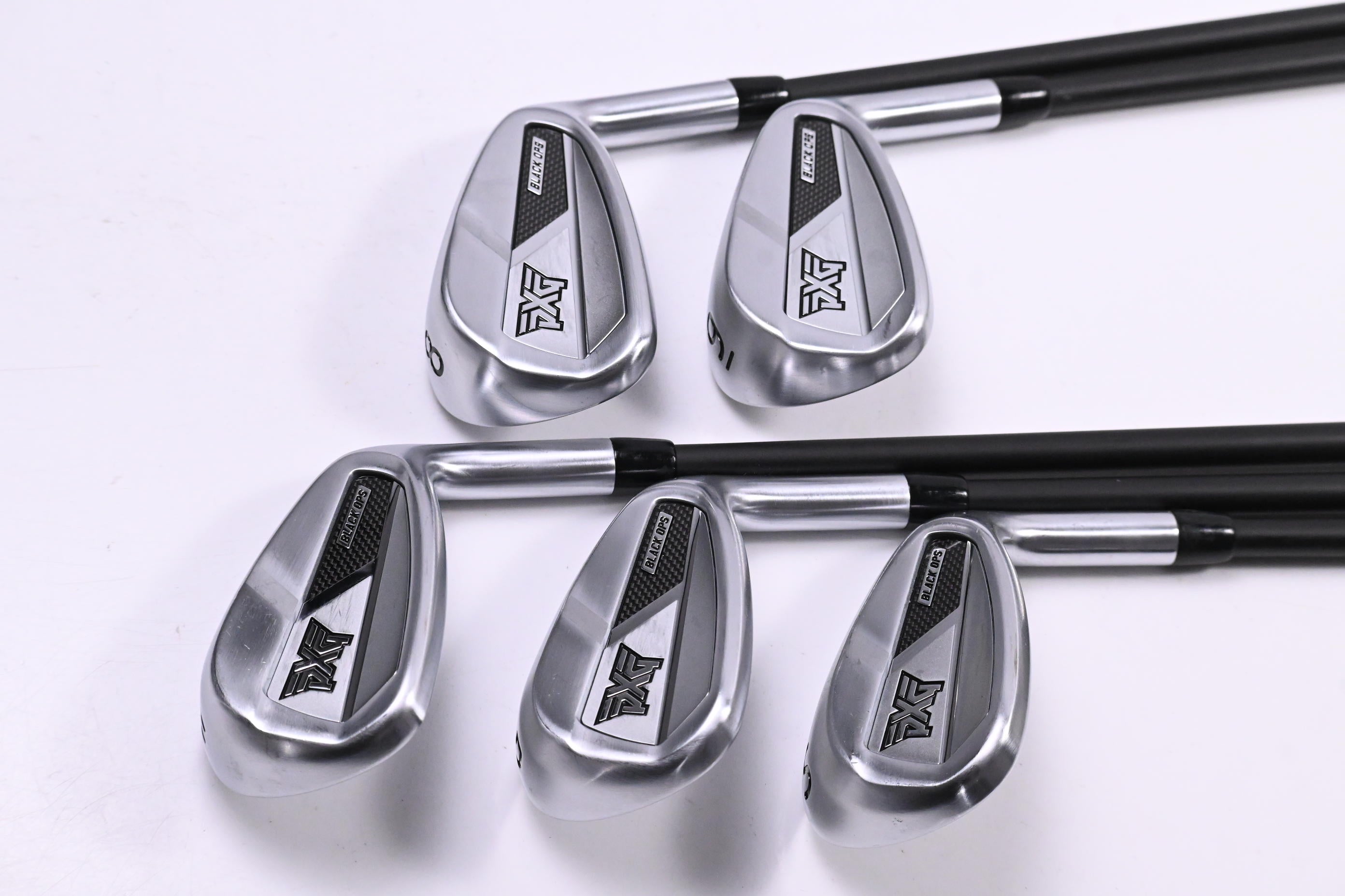 PXG Black Ops Irons / 8-PW+GW+SW / Senior Flex Cypher 2.0 50 Shafts