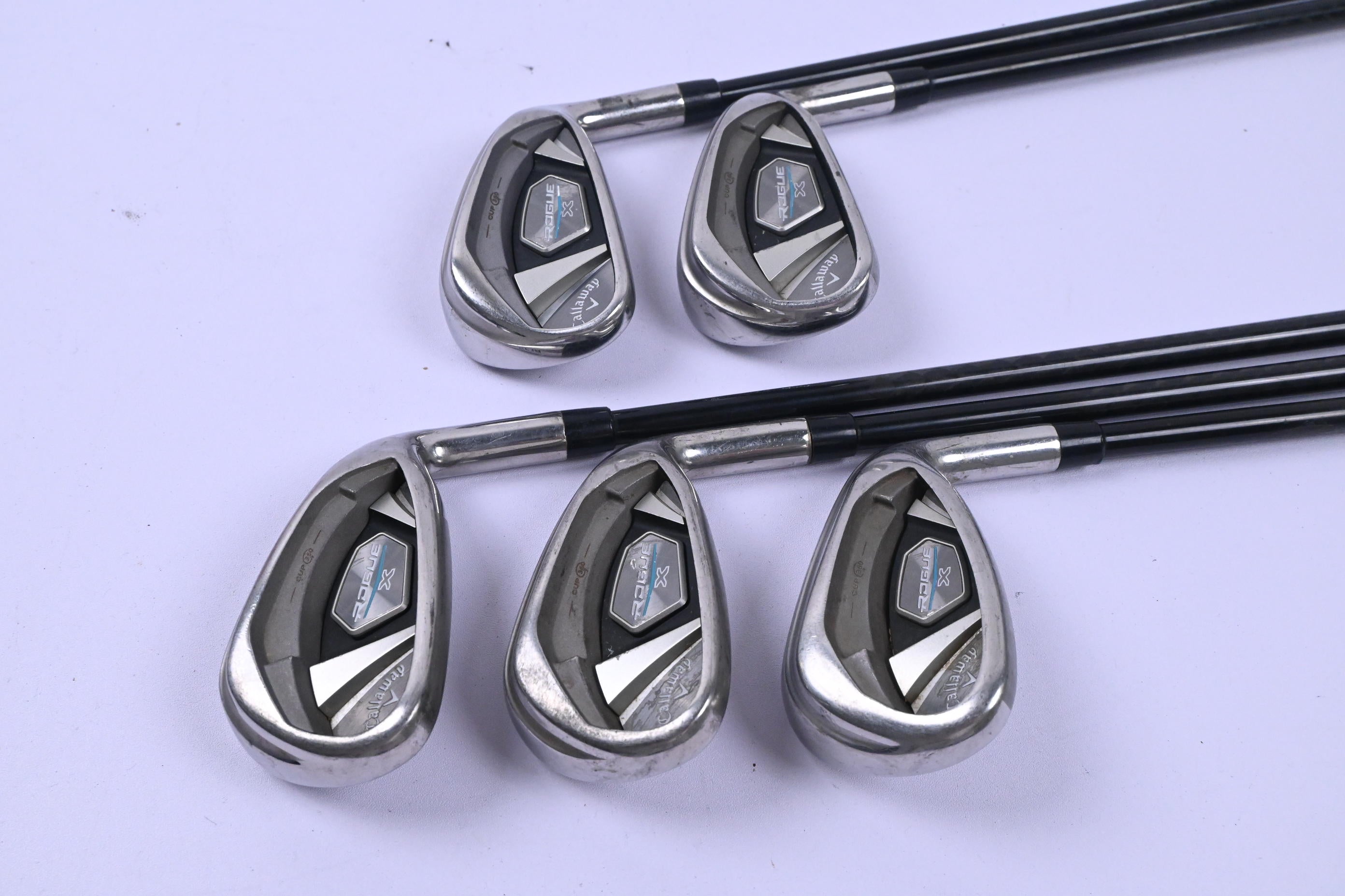 Callaway Rogue X Irons / 6-PW / Stiff Flex C6 Series 60 Shafts