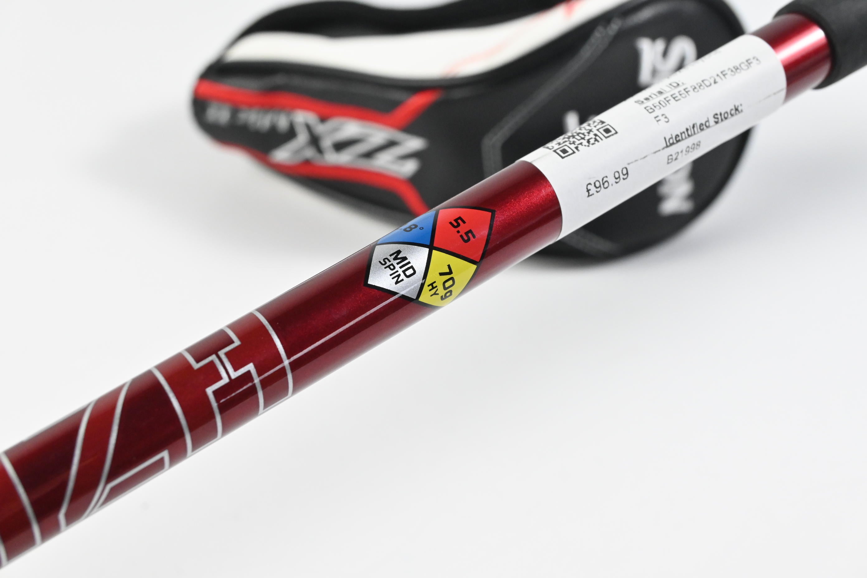 Left Hand Srixon ZX Mk II 2023 #4 Hybrid / 22 Degree / Regular Flex HZRDUS Smoke