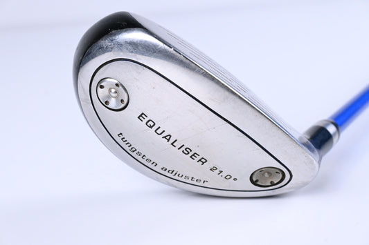 MD Golf Equaliser #4 Hybrid / 21 Degree / Regular Flex Grafalloy Prolaunch Blue