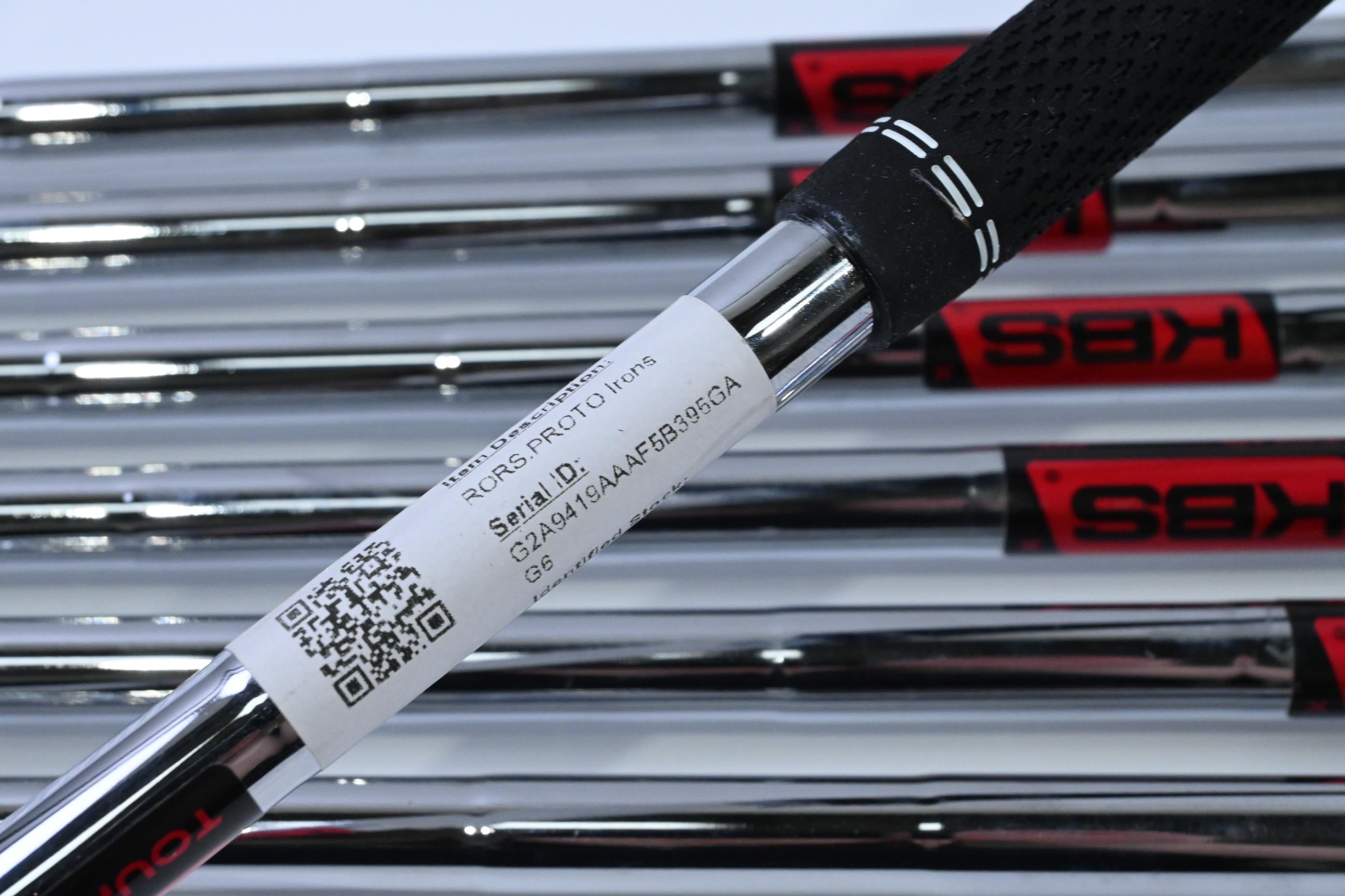 Taylormade RORS.PROTO Irons / 4-PW / X-Flex KBS Tour Shafts