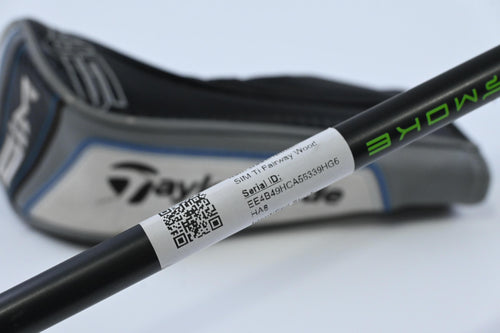 Taylormade SIM Ti #3 Wood / 14 Degree / Stiff Flex HZRDUS Smoke Green 70
