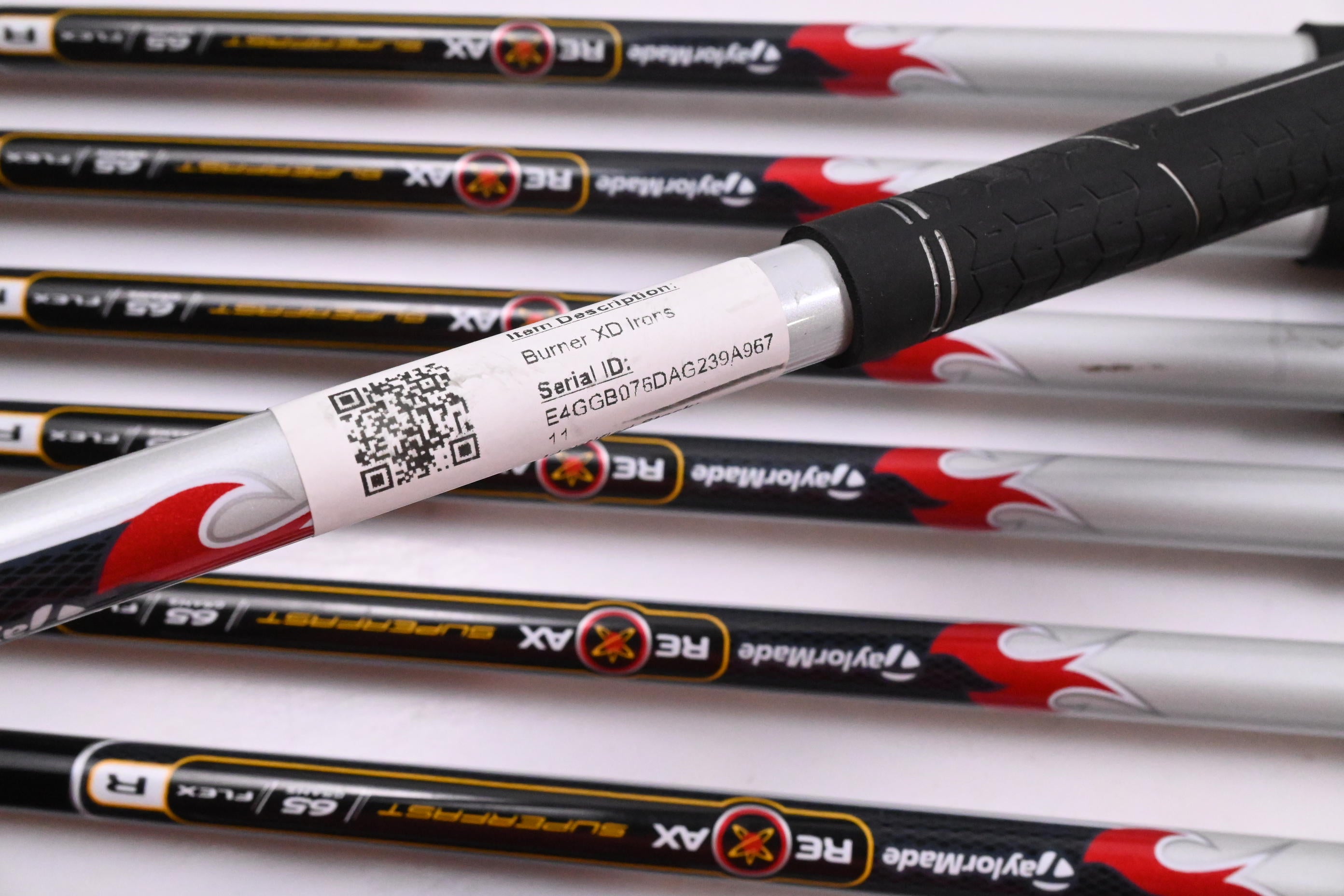 Taylormade Burner XD Irons / 3-PW+SW / Regular Flex REAX Superfast 65 Shafts