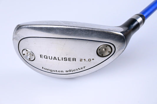 MD Golf Equaliser #4 Hybrid / 21 Degree / Regular Flex Grafalloy Prolaunch Blue