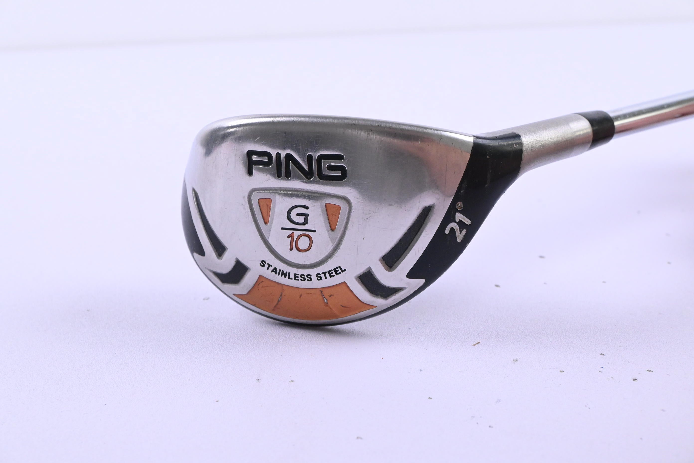 Ping G10 #3 Hybrid / 21 Degree / Regular Flex Steel Shaft