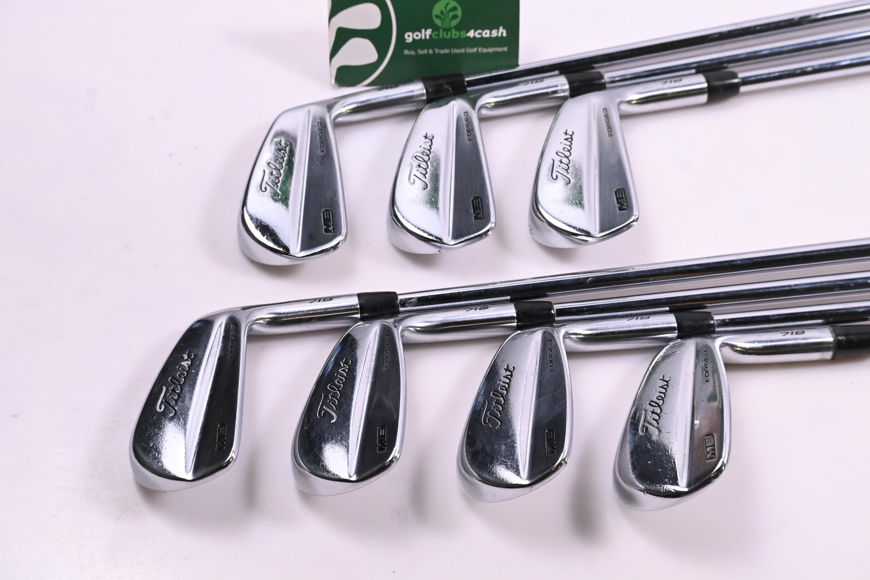 Titleist 718 MB Irons / 4-PW / Stiff Flex Project X Rifle Shafts