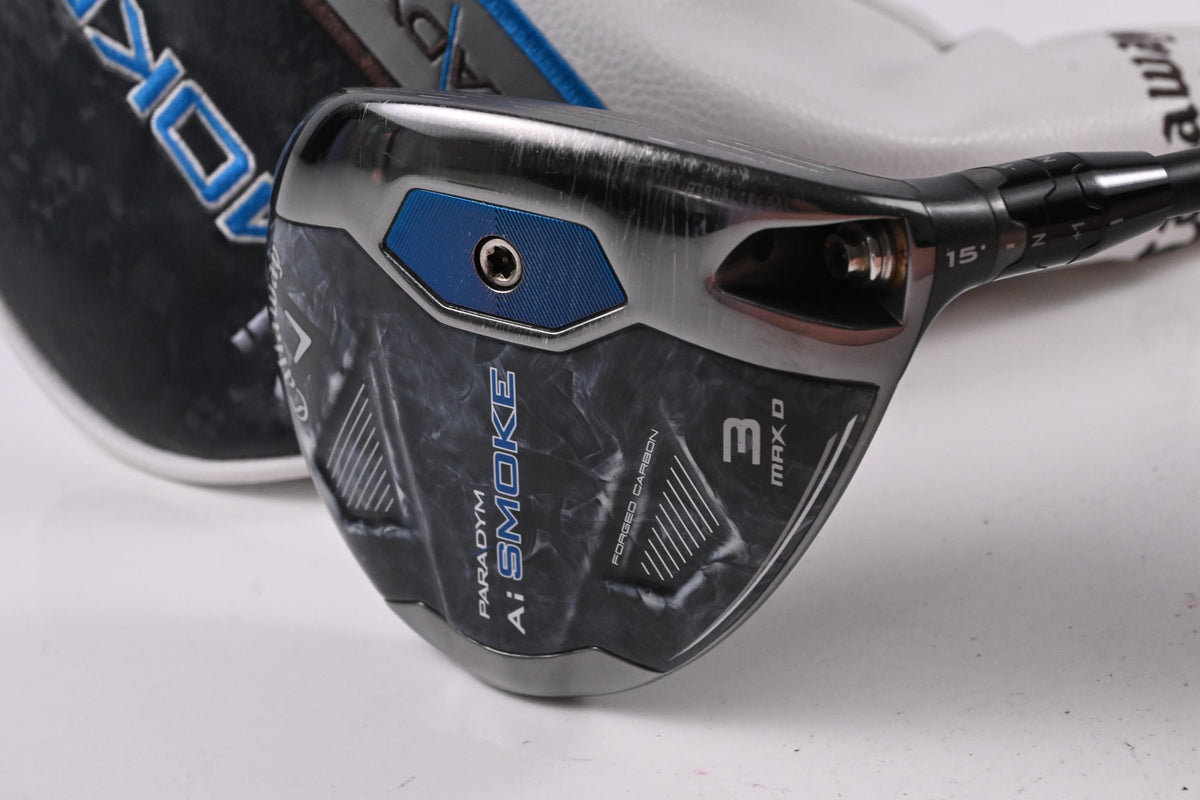 Callaway Paradym Ai Smoke Max D #3 Wood / 15 Degree / Senior Flex Cypher 50 Shaft