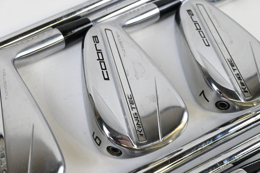 Cobra 2025 King Tec Irons / 4-PW+GW / Stiff Flex KBS S-Taper 120 Shafts