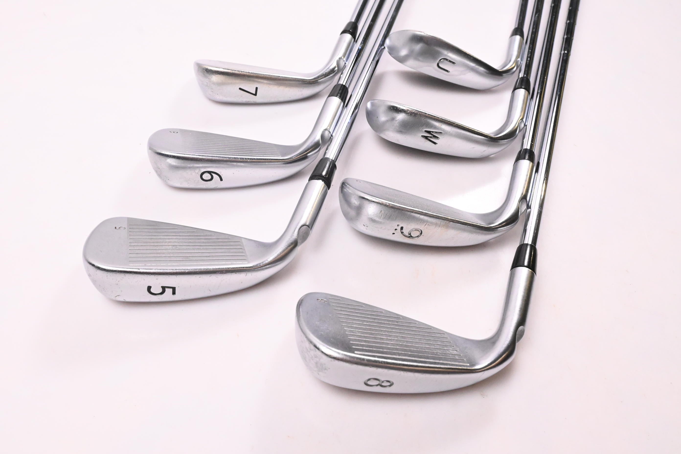 Ping G400 Irons / 5-PW+GW / Green Dot / Regular Flex Ping AWT 2.0 Shafts