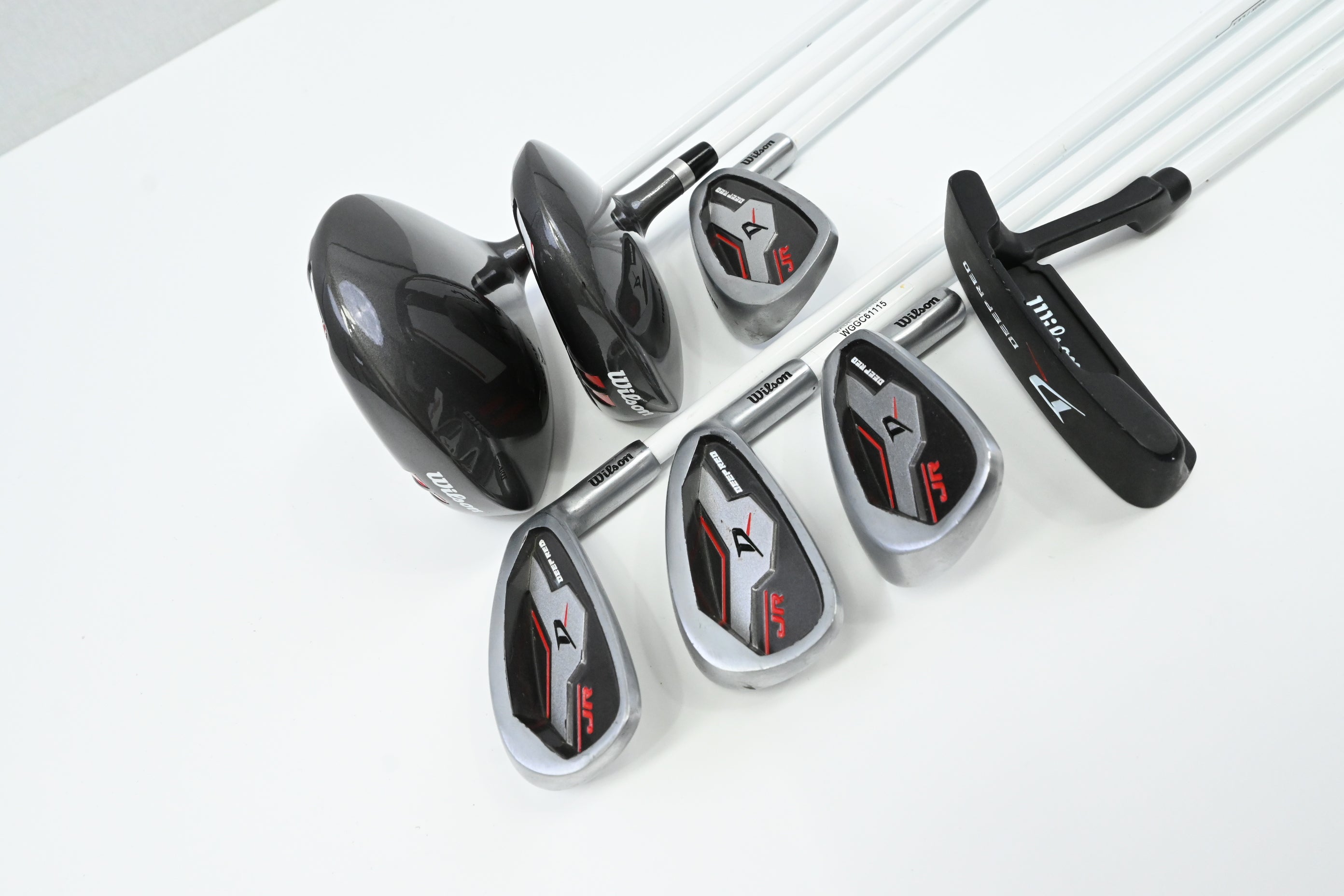 Junior Wilson Deep Red Package Set / Woods, Irons, Putter, Bag