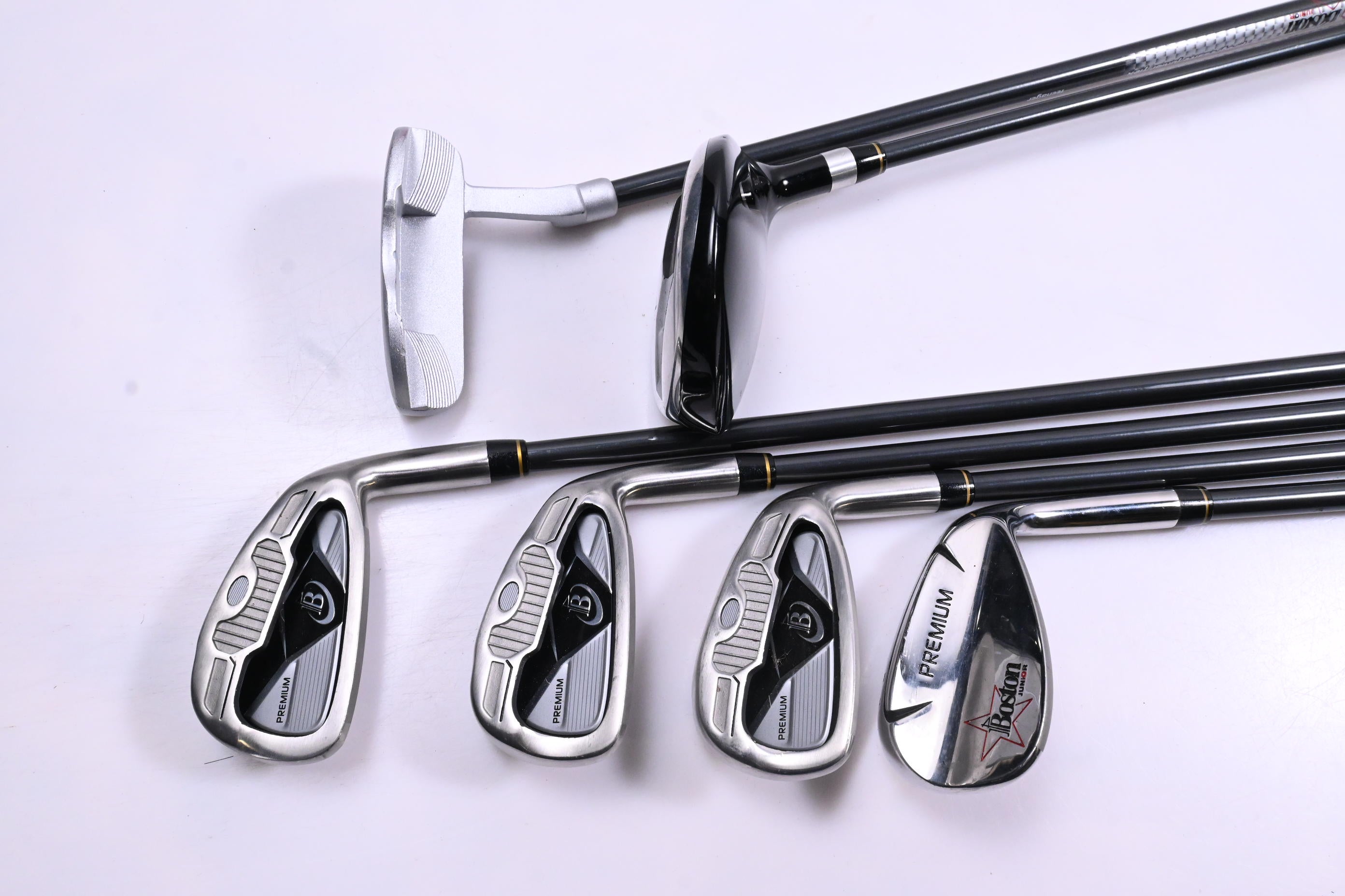 Junior Boston Progressive Package Set / Woods, Irons, Putter, Bag