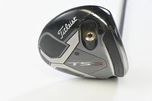 Titleist TS3 #3 Wood / 15 Degree / Stiff Flex HZRDUS Smoke Black 70 Shaft