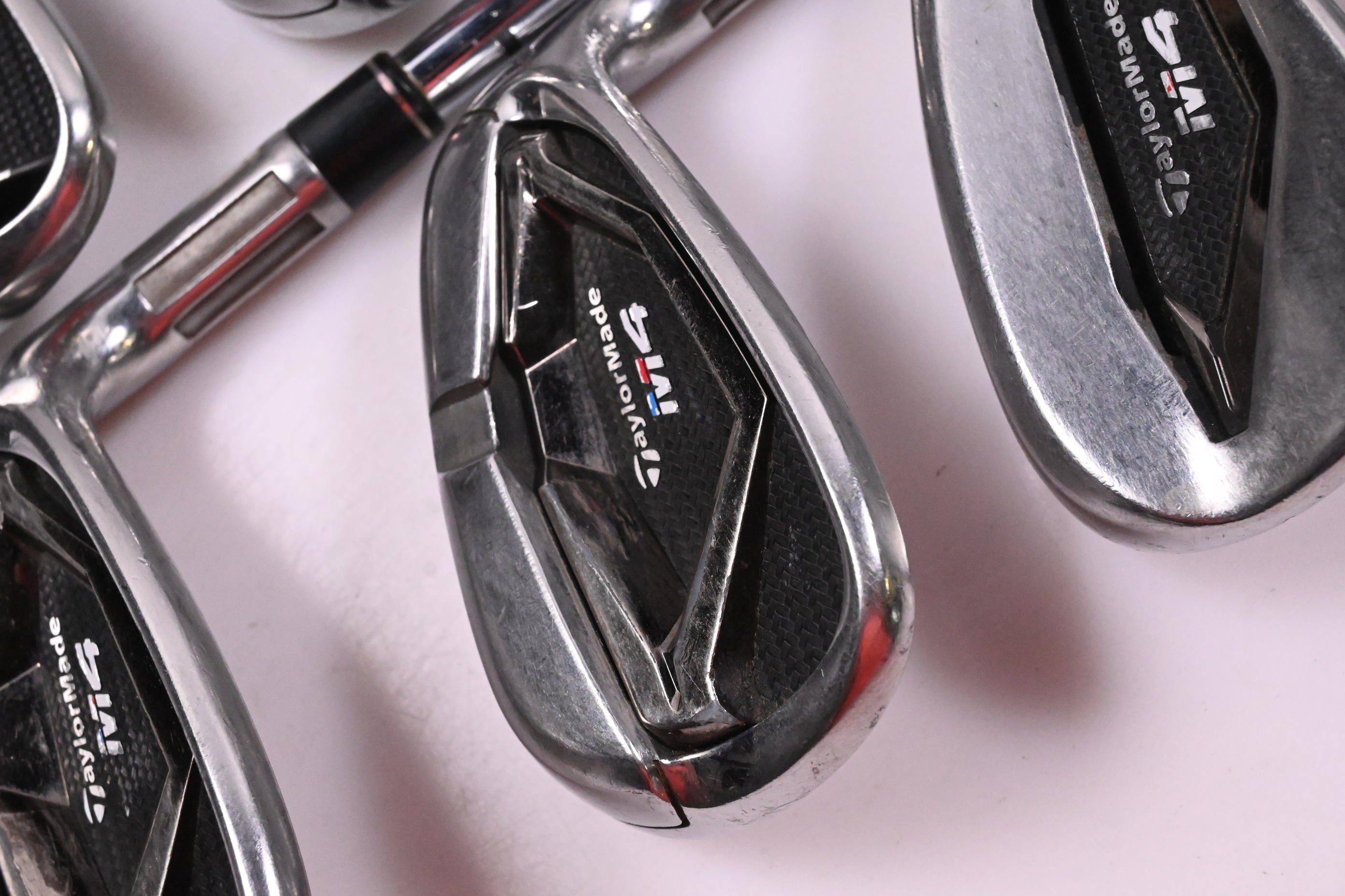 Taylormade M4 Irons / 5-PW+AW+SW / Regular Flex KBS MAX 85 Shafts