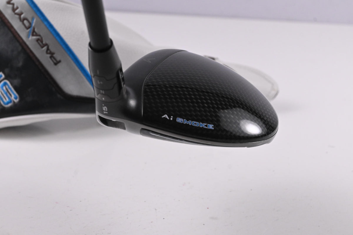 Callaway Paradym Ai Smoke Max D #3 Wood / 15 Degree / Senior Flex Cypher 50 Shaft