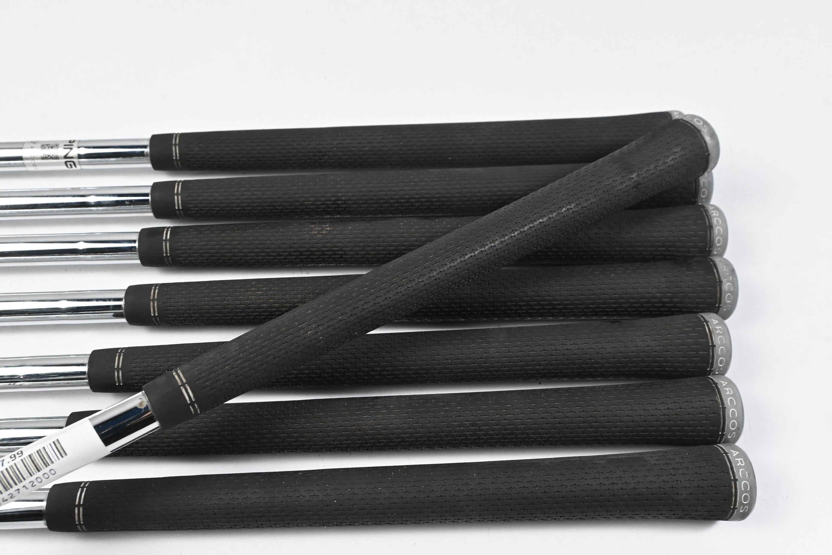 Ping G425 Irons / 5-PW+GW+SW / White Dot / Stiff Flex Ping AWT 2.0 Steel Shafts