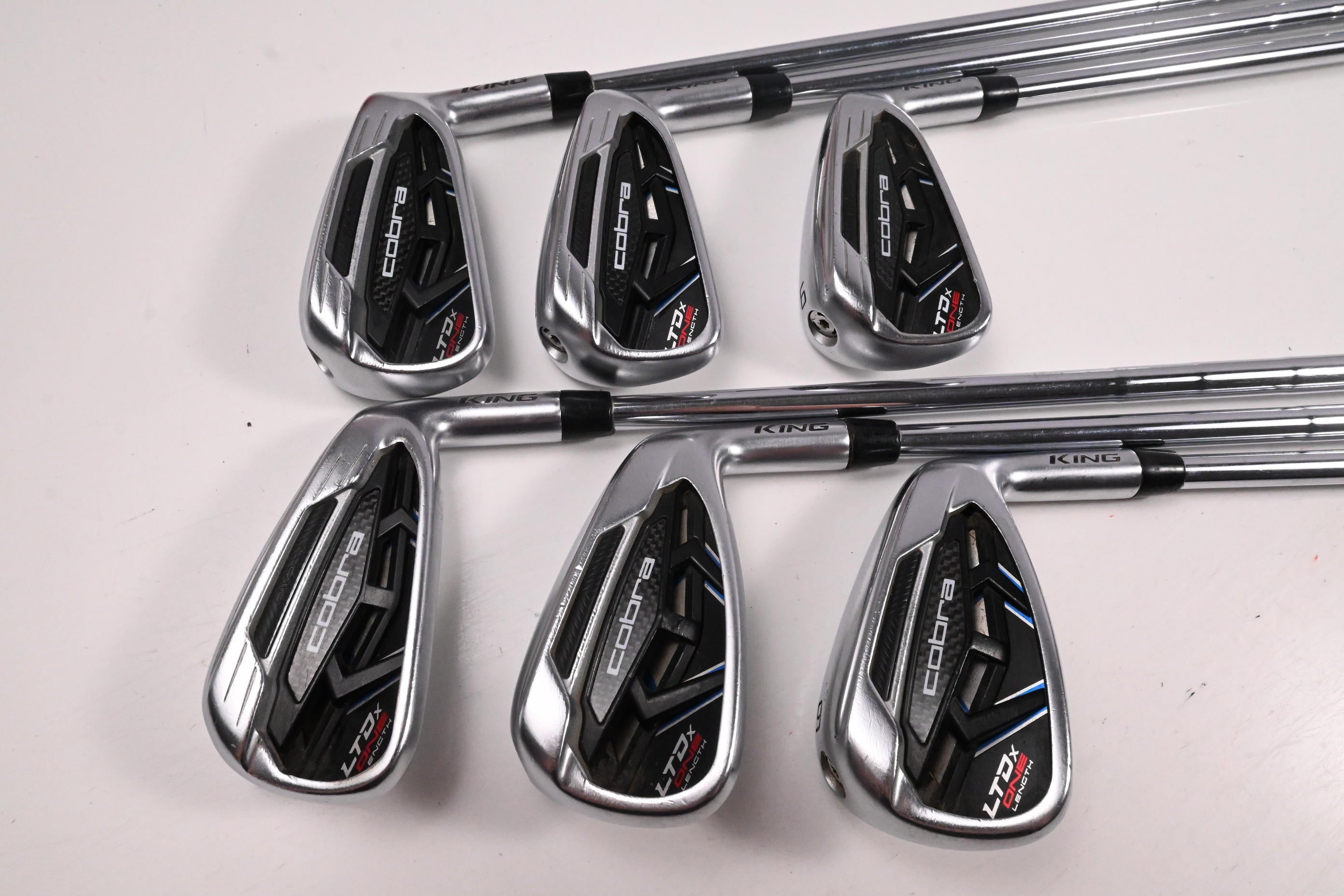 Cobra LTDx One Length Irons / 4-9I / Stiff Flex KBS Tour FLT 120 Shafts