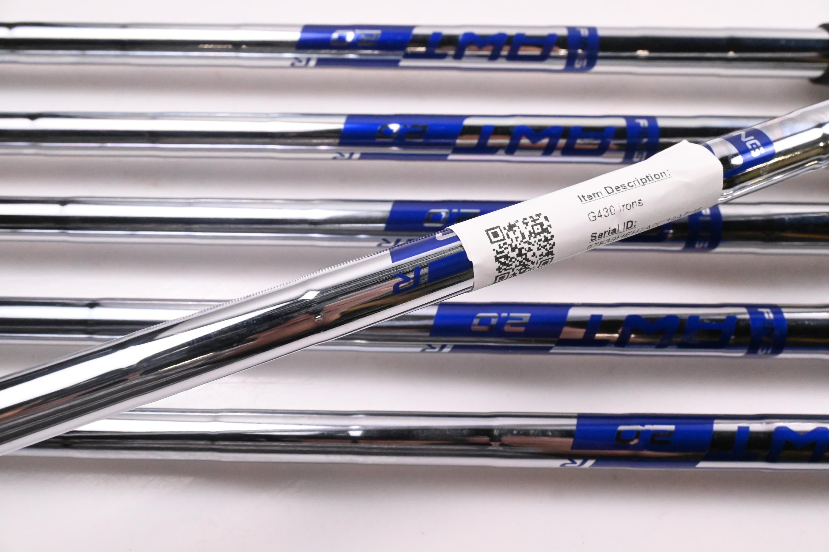 Ping G430 Irons / 5-PW / Red Dot / Regular Flex Ping AWT 2.0 Shafts