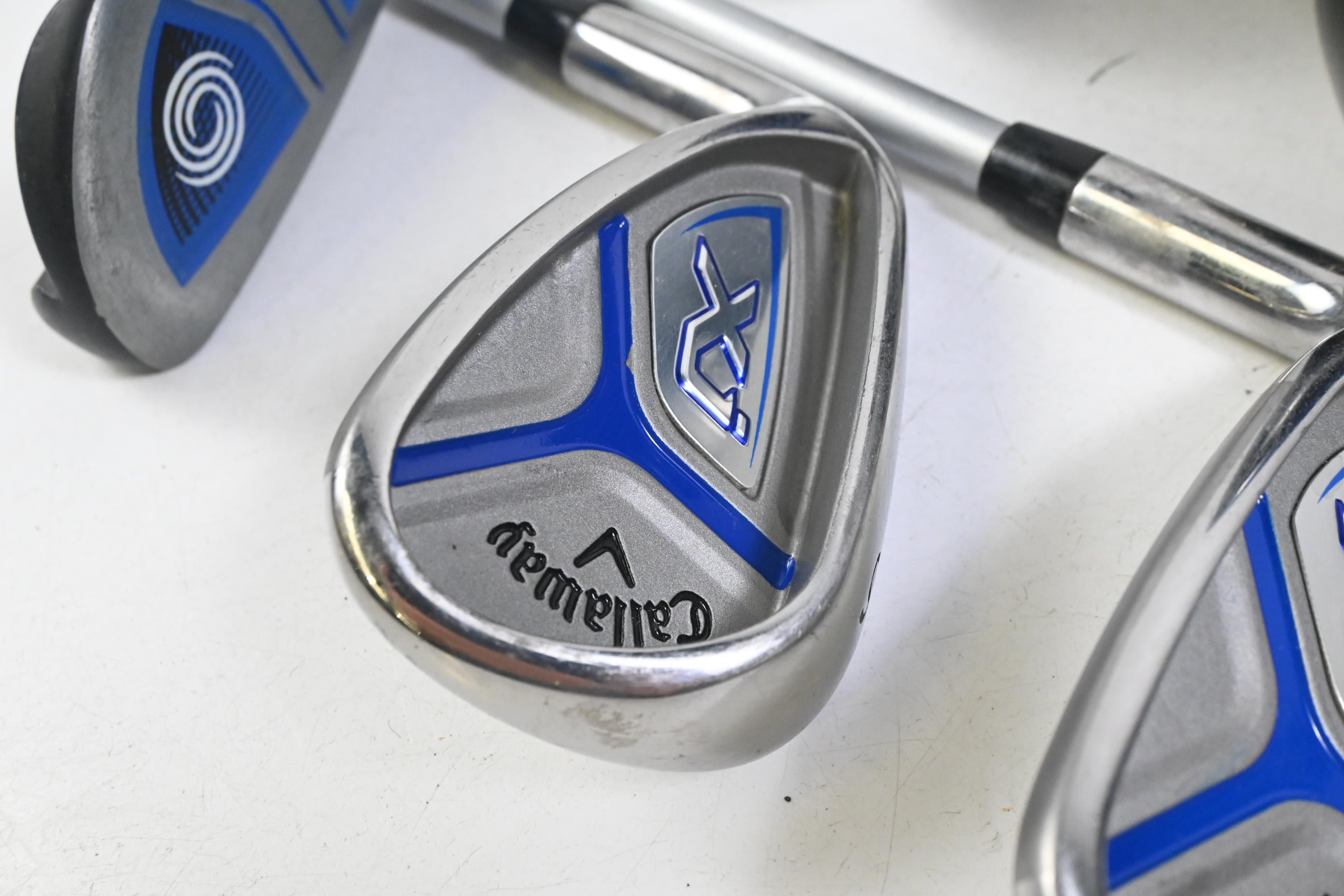 Junior Left Hand Callaway Xj Package Set / Woods, Irons, Putter, Bag